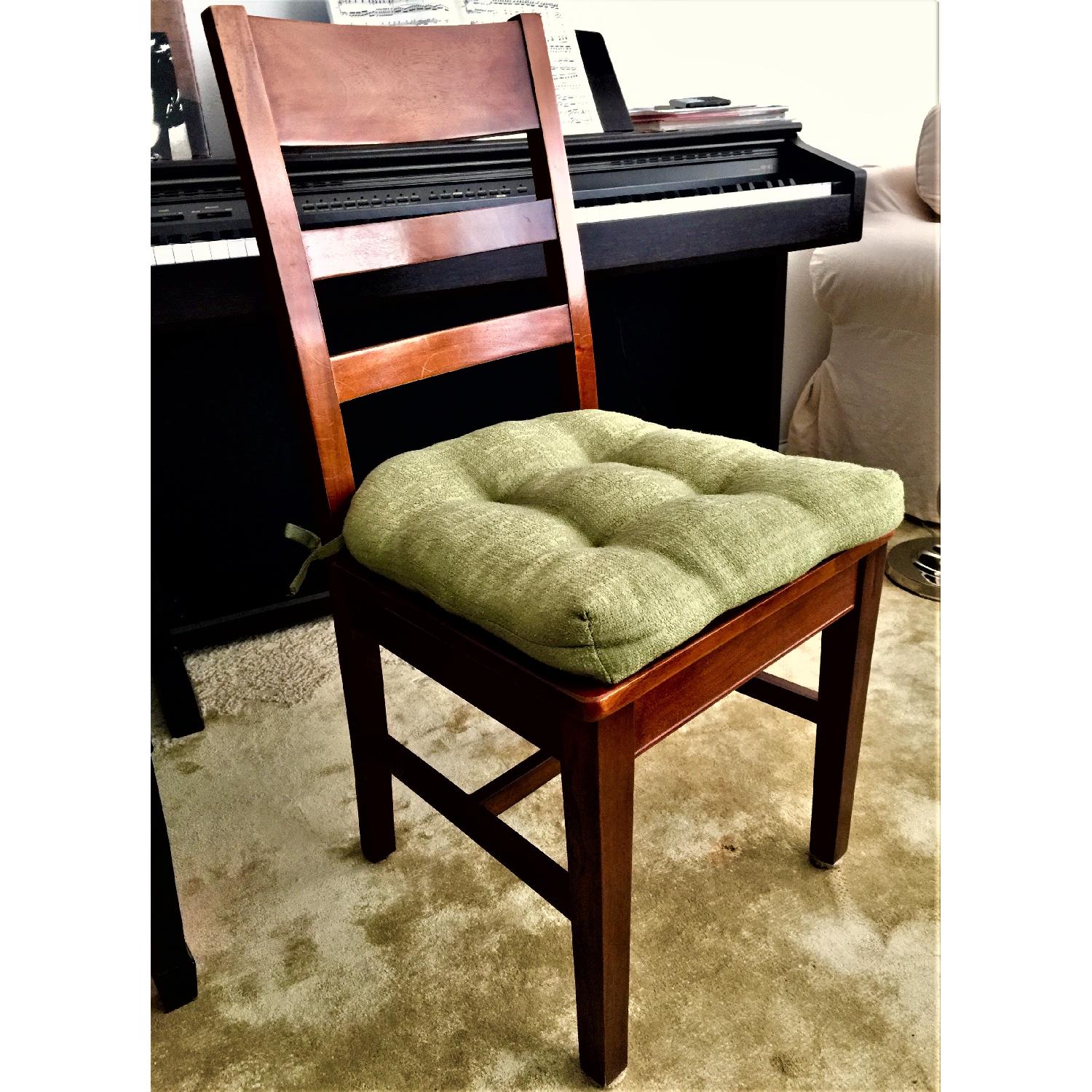 Crate & Barrel Italian Dining Table w/ 4 Chairs - image-7