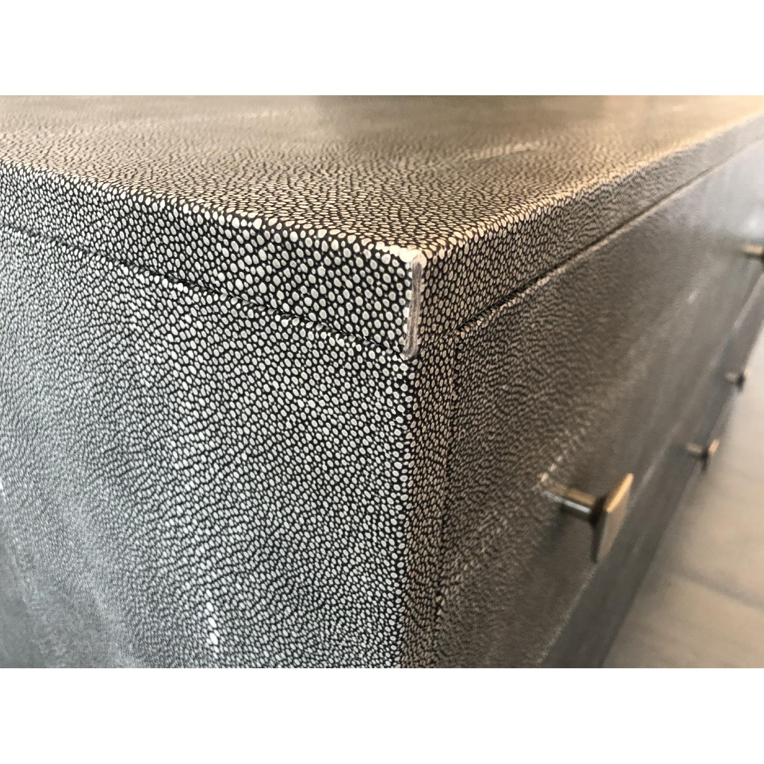 CB2 Shagreen Embossed Low Dresser - image-6