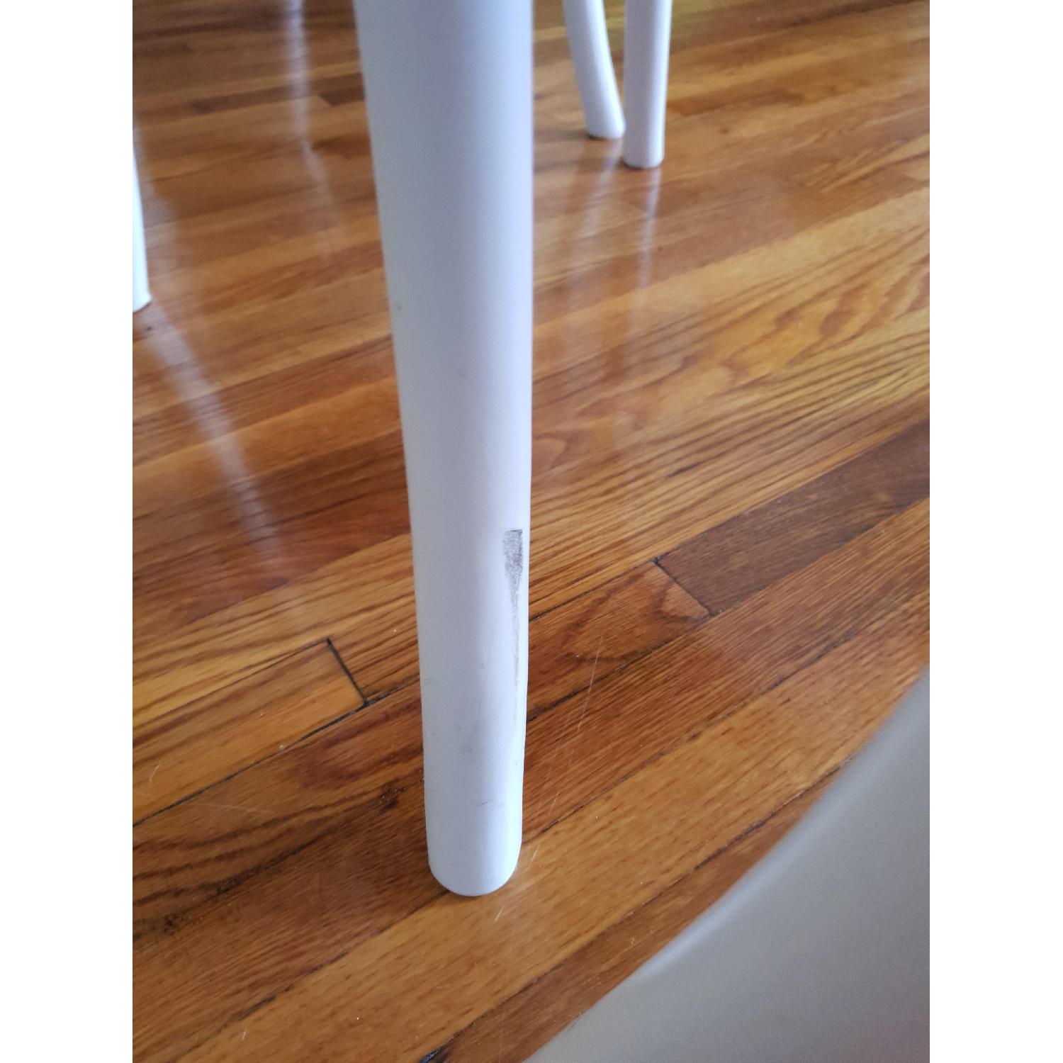 White Cross Back Dining Chairs - image-17