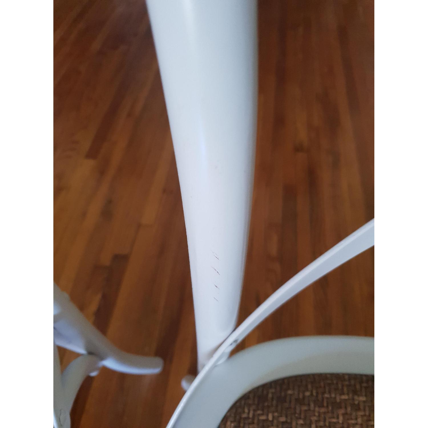 White Cross Back Dining Chairs - image-18