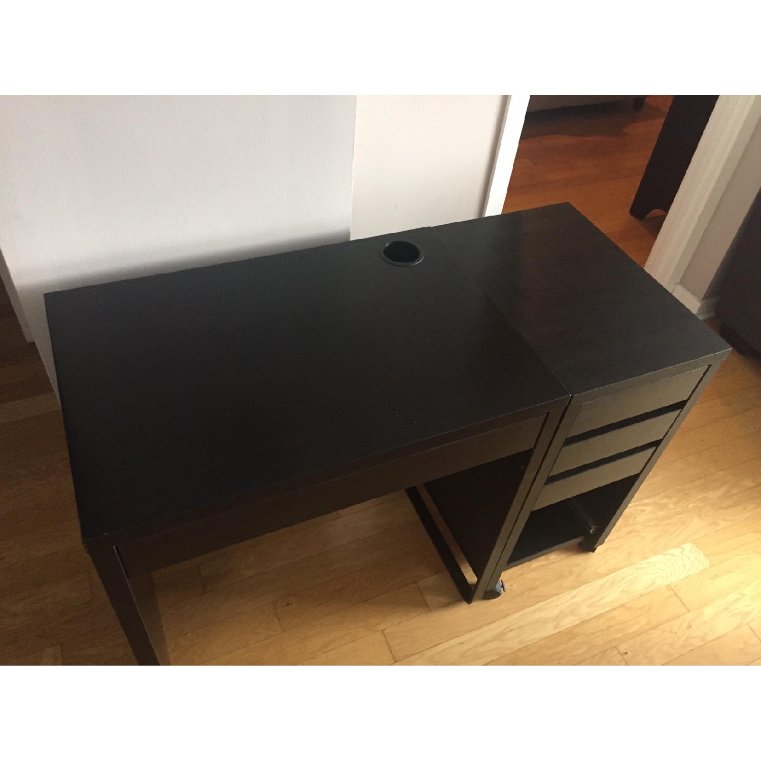 Ikea Micke Desk & Drawer Unit - image-4