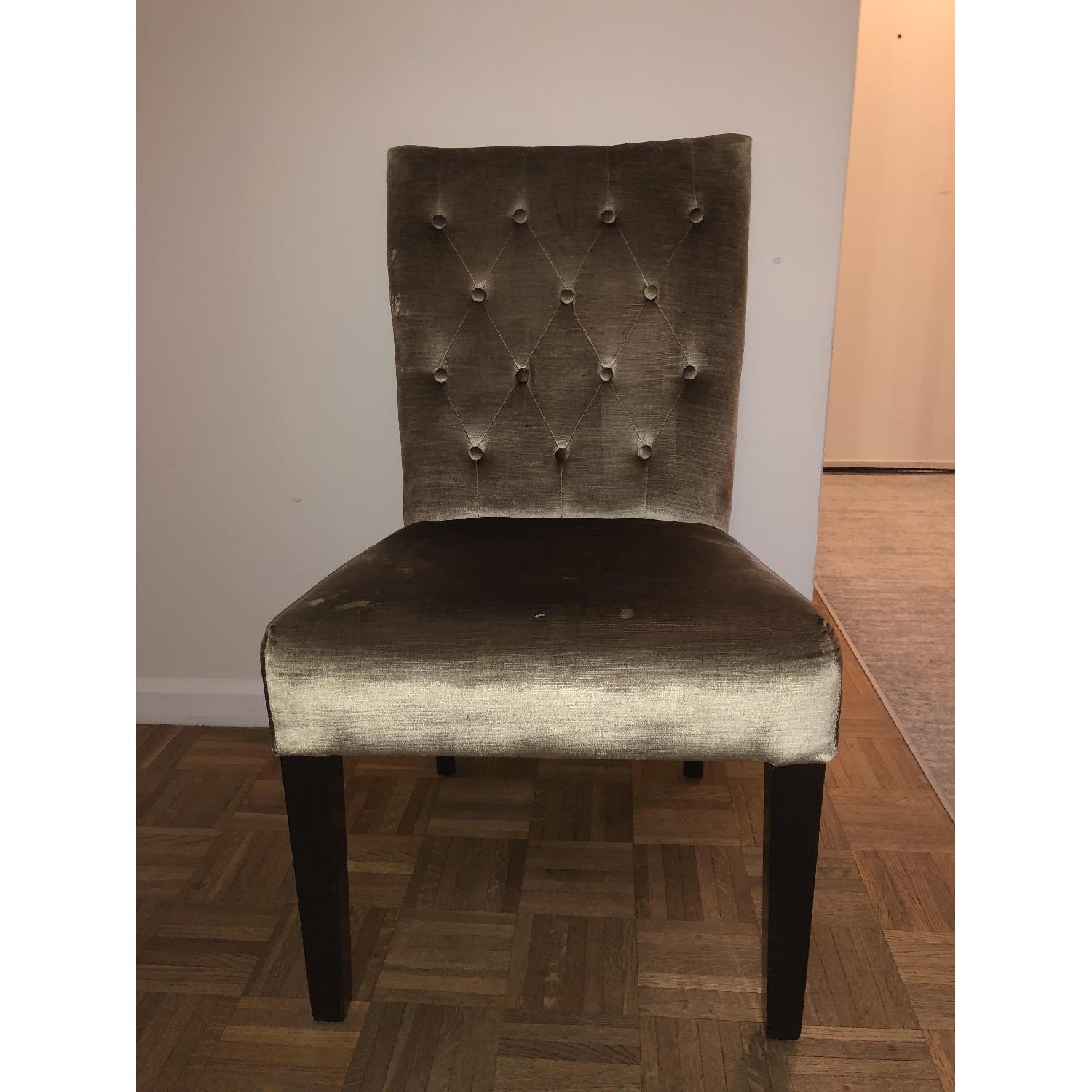 Z Gallerie Lola Tufted Dining Chairs - image-2
