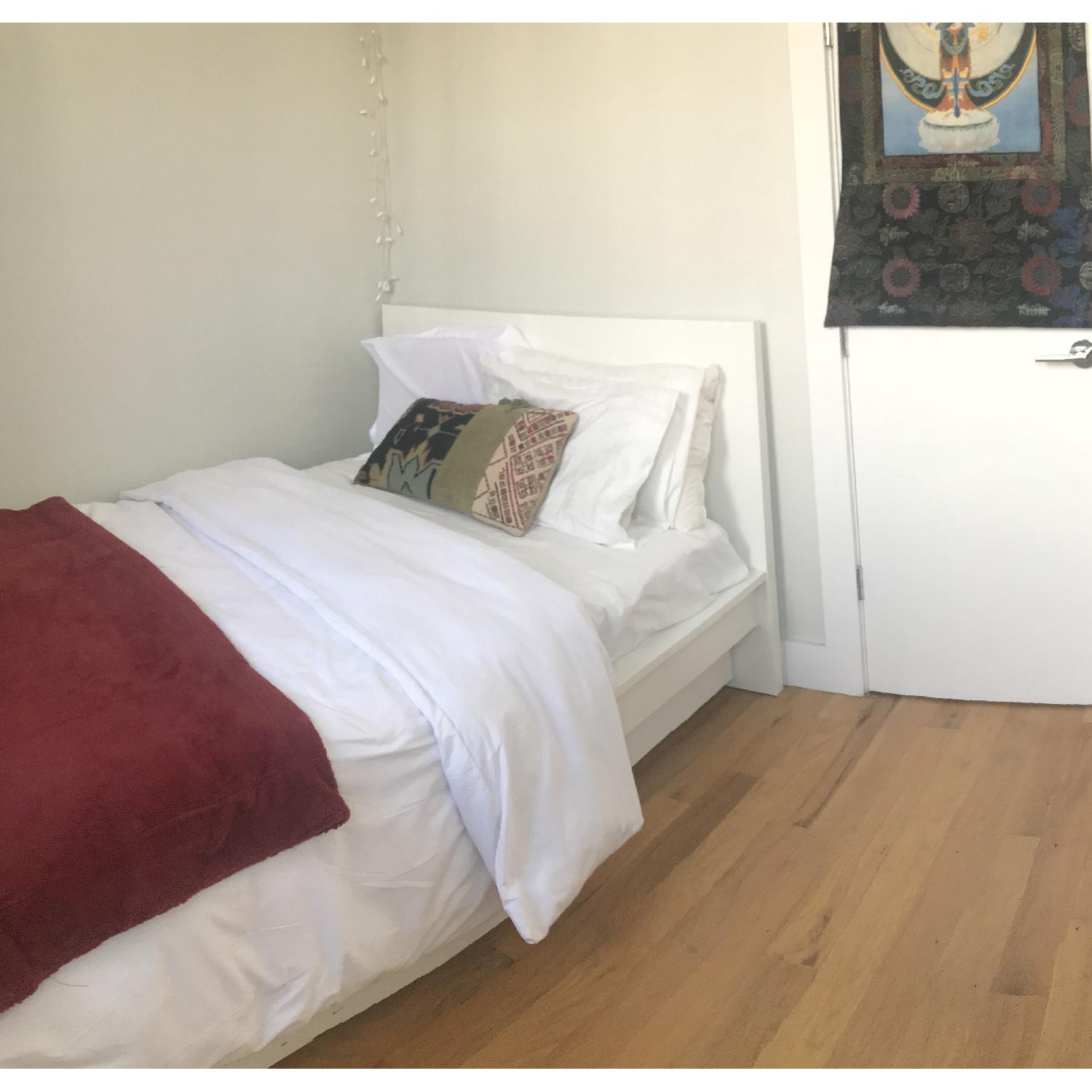 Ikea Malm High Full Size Storage Bed Frame - image-2