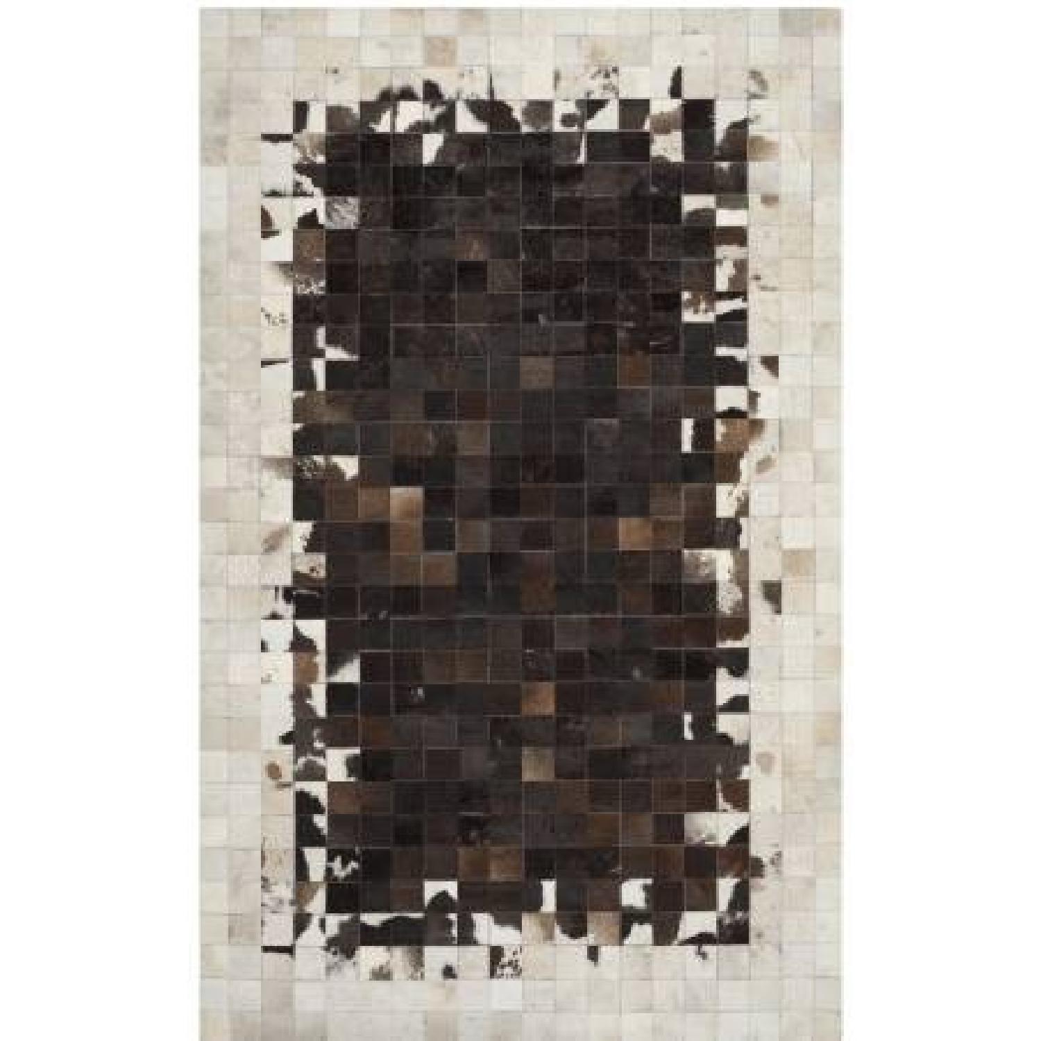Safavieh Hand-Woven Ivory Brown Leather Area' Rug - image-0