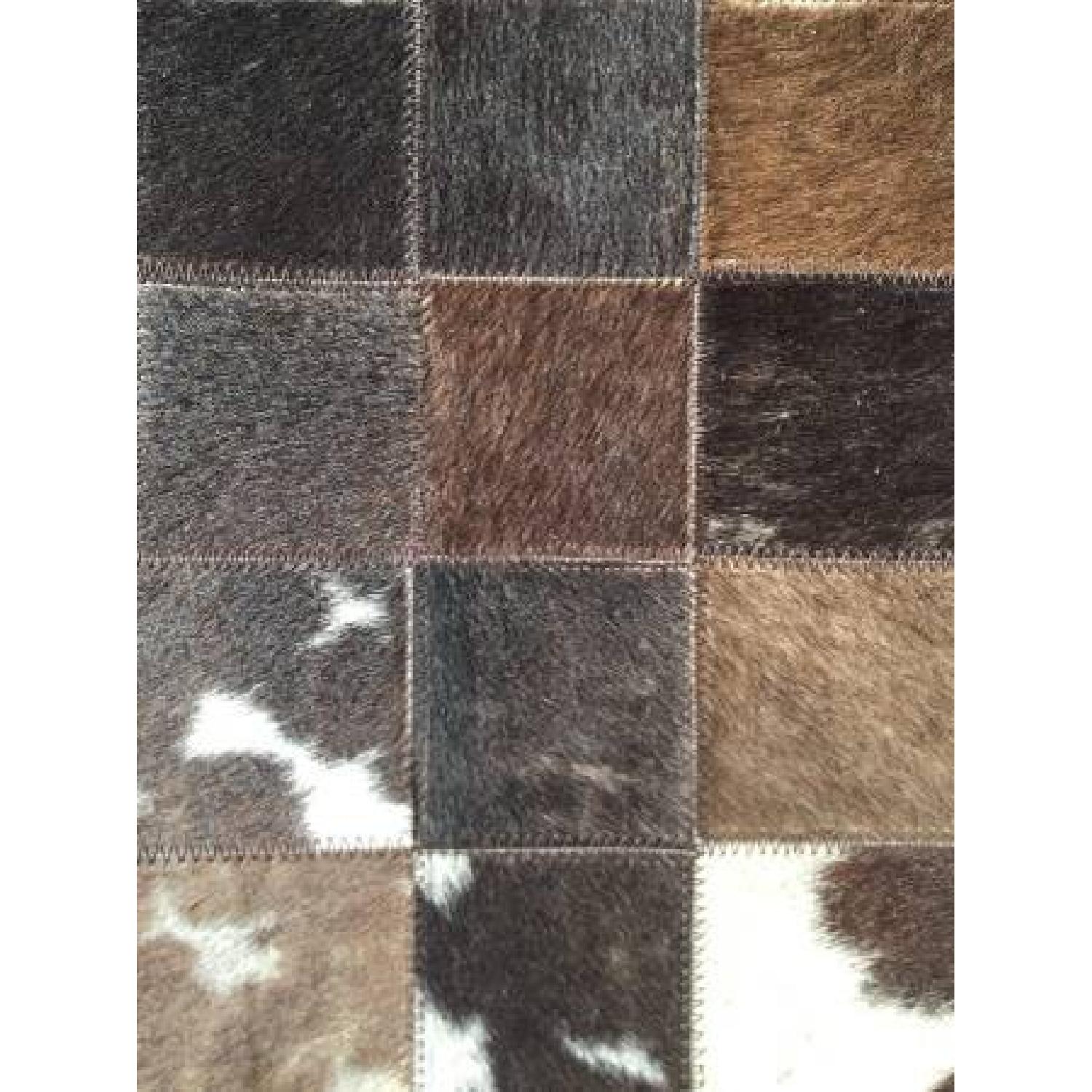 Safavieh Hand-Woven Ivory Brown Leather Area' Rug - image-4