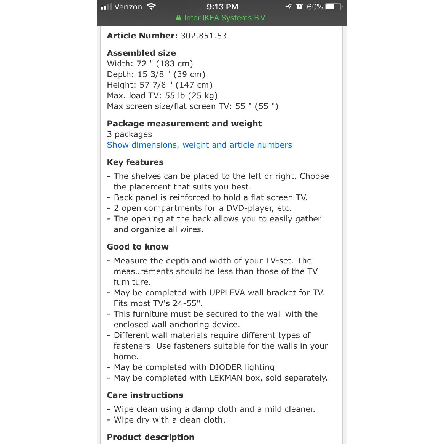 Ikea Lappland TV Stand - image-4