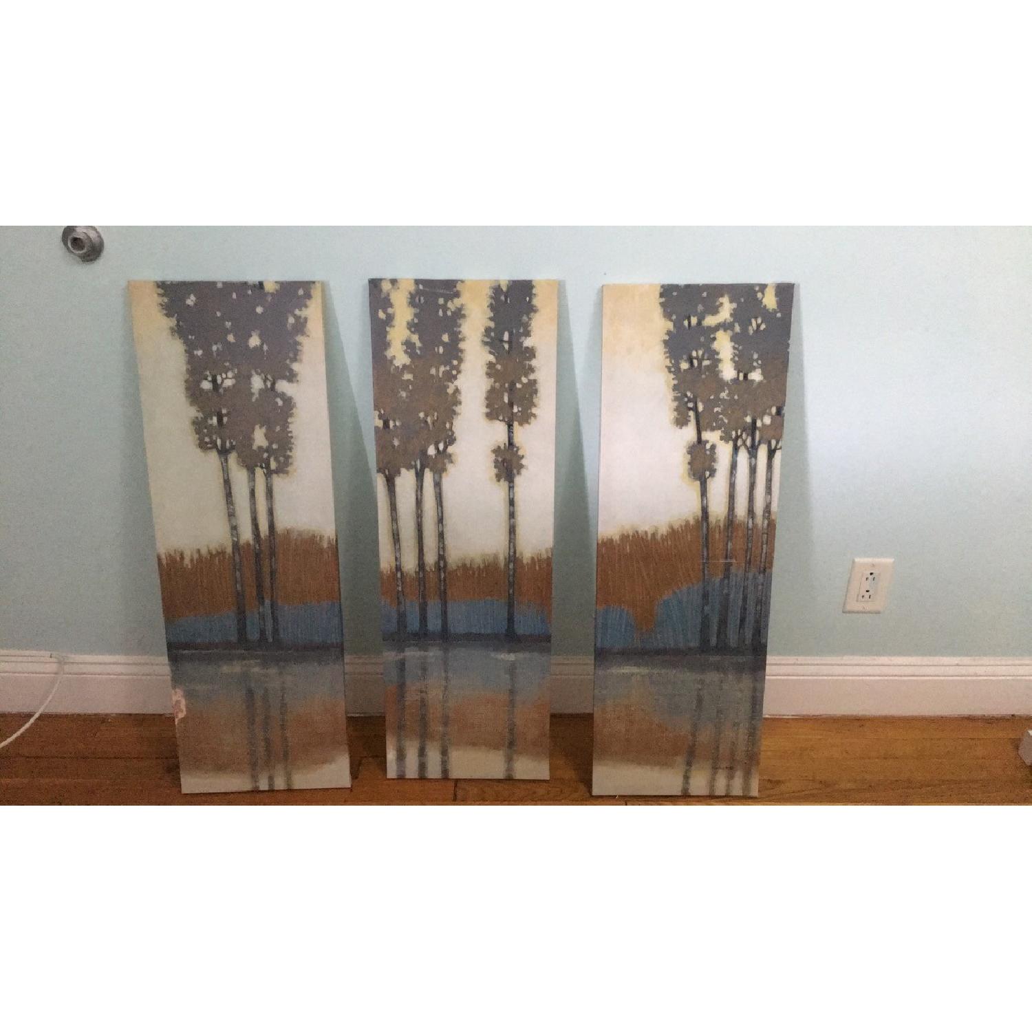 Target 3 Panel Canvas Paintings - image-1