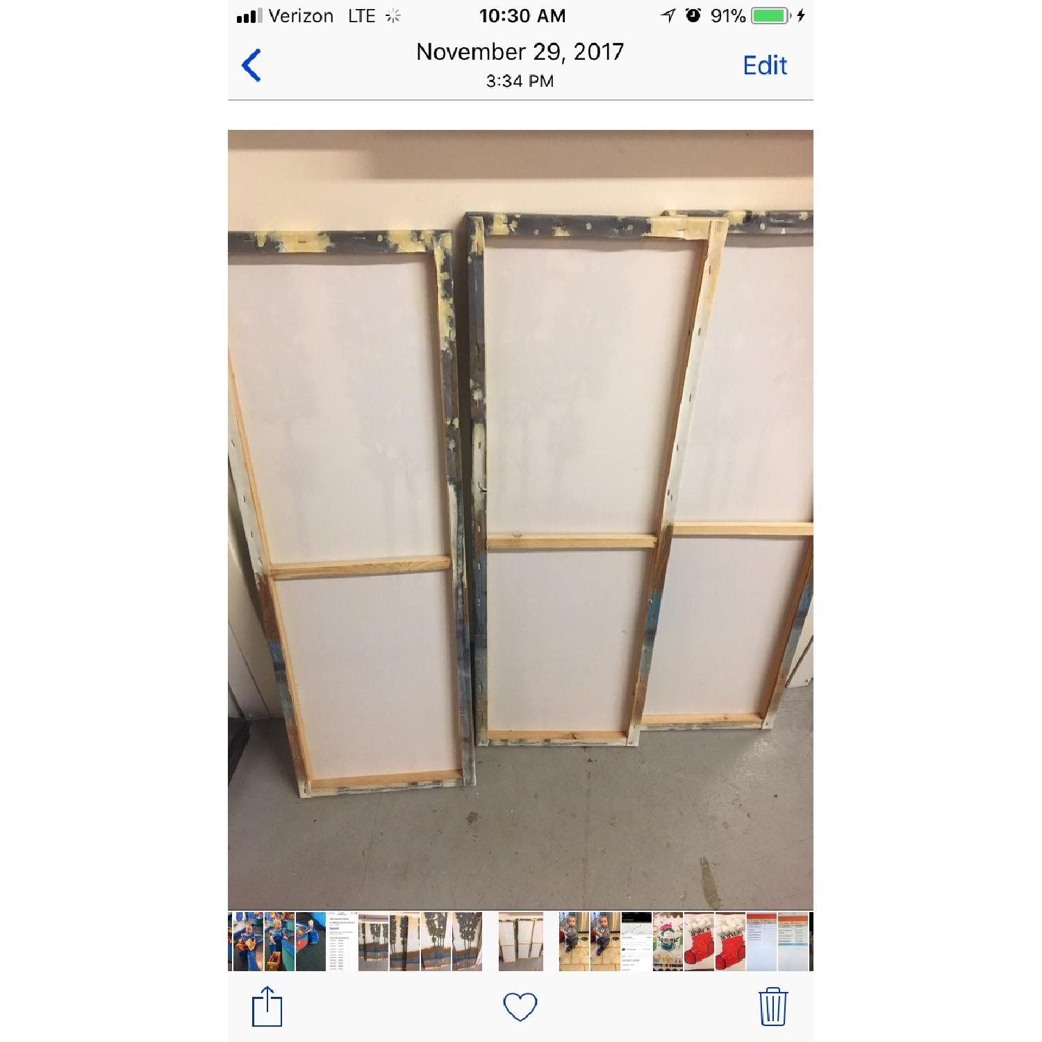 Target 3 Panel Canvas Paintings - image-2