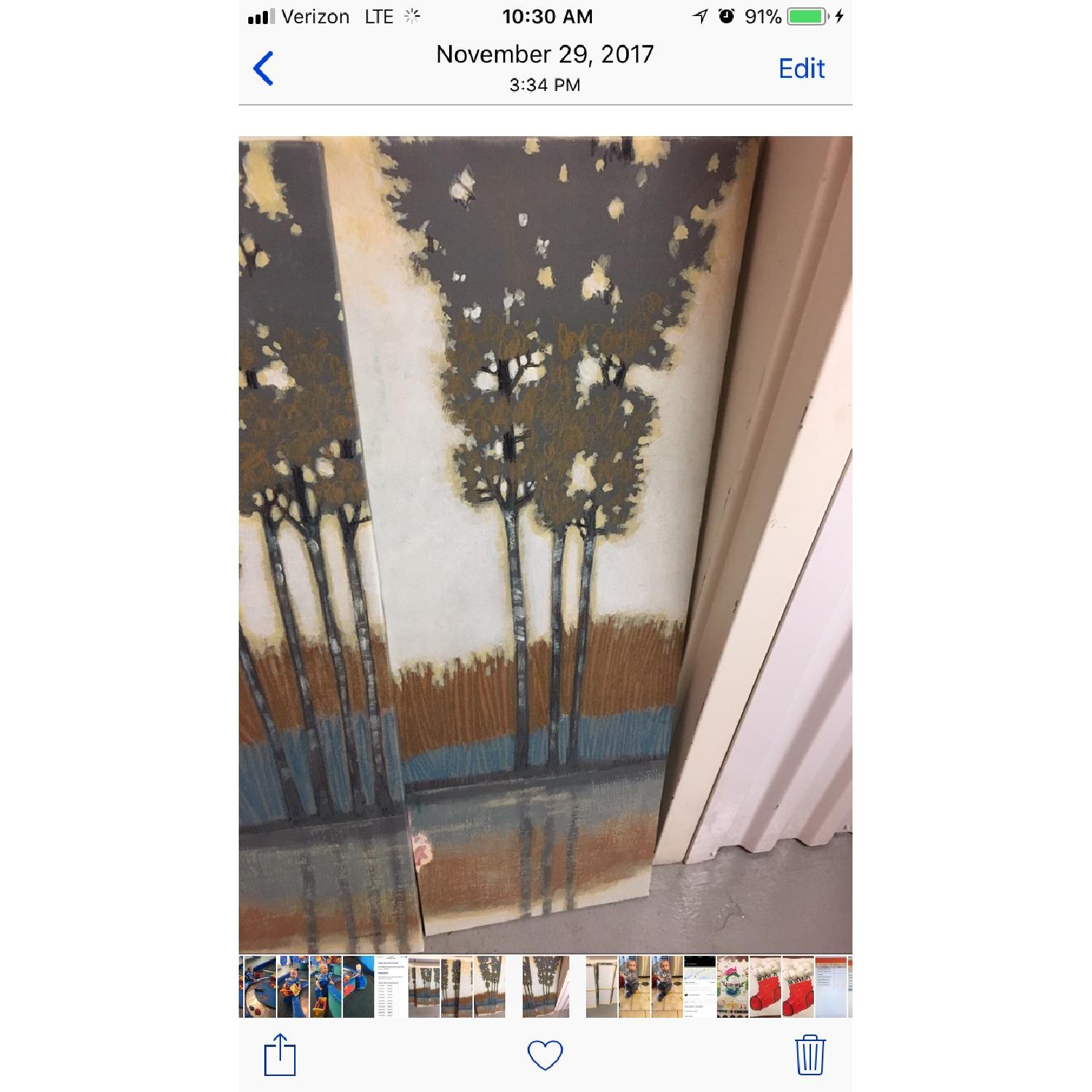 Target 3 Panel Canvas Paintings - image-6