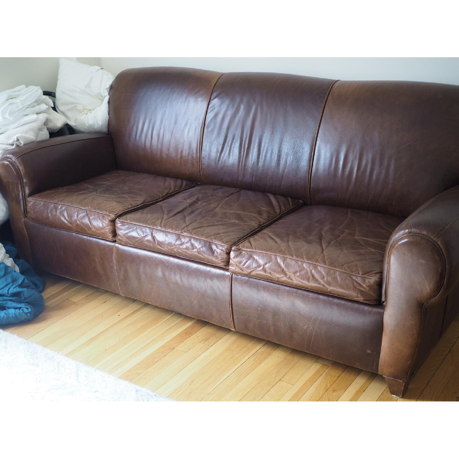 Pottery Barn Mitchell + Gold Manhattan Sleeper Sofa - image-2