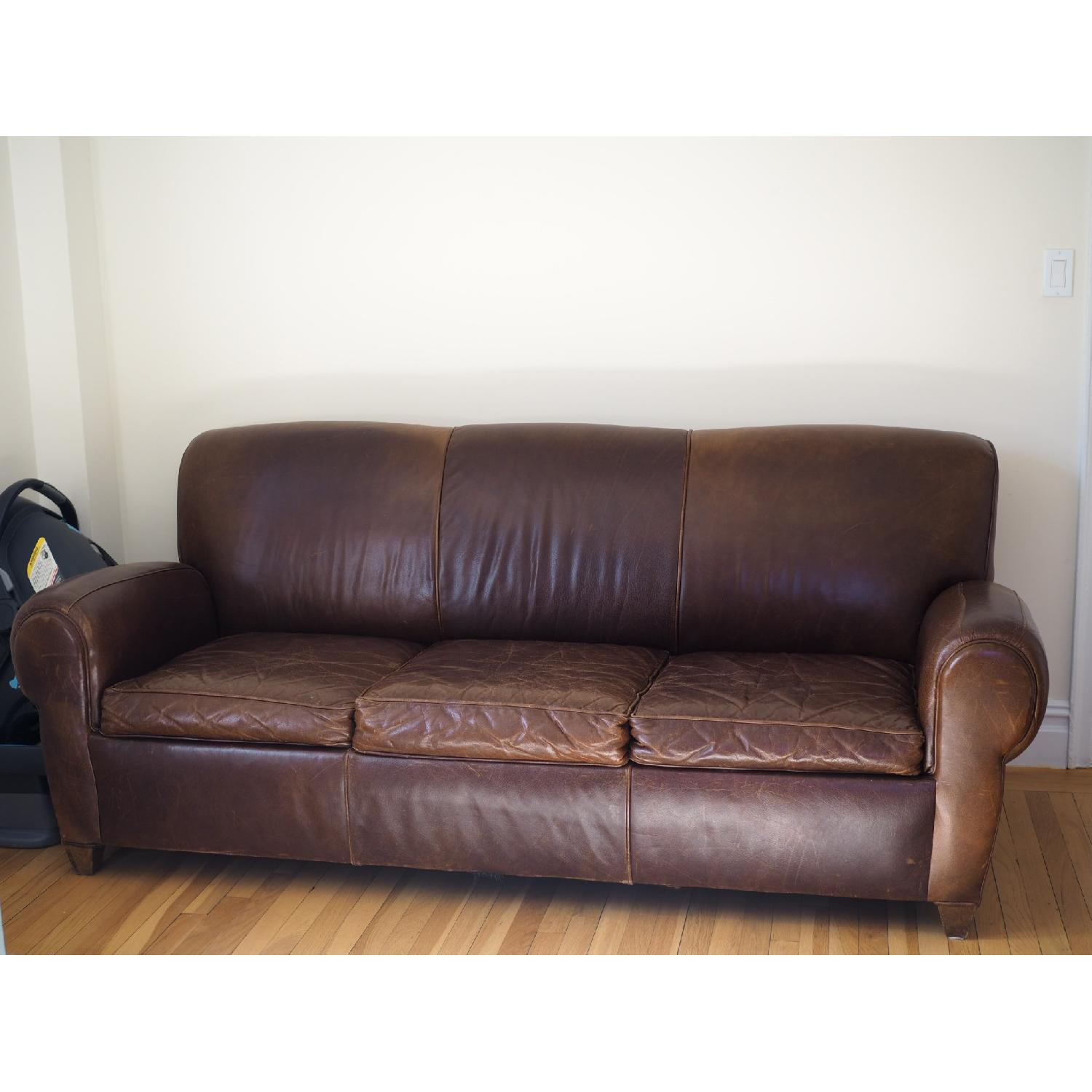 Pottery Barn Mitchell + Gold Manhattan Sleeper Sofa - image-4