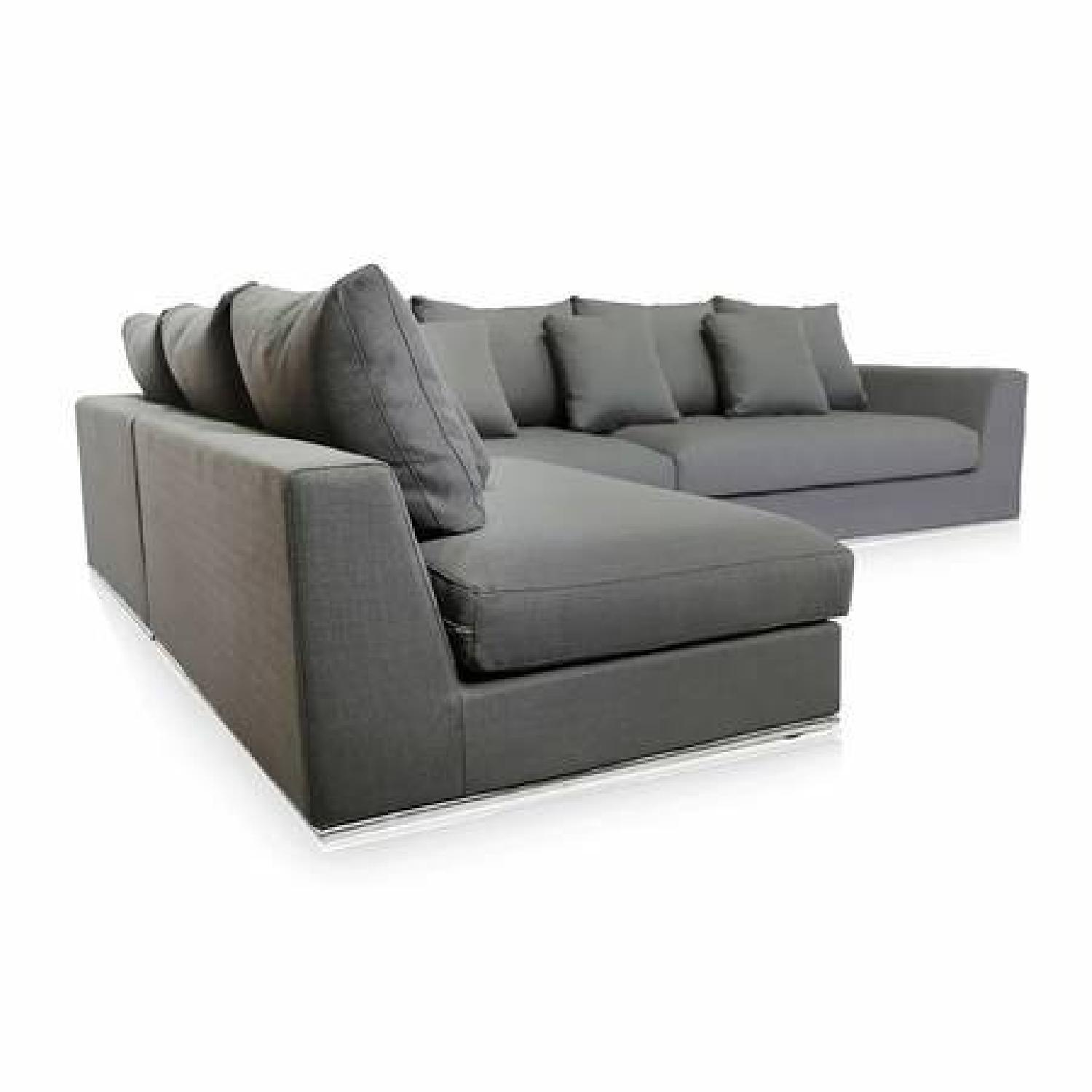 Brayden Studio Sather Living Grey 3-Piece Sectional Sofa - image-2
