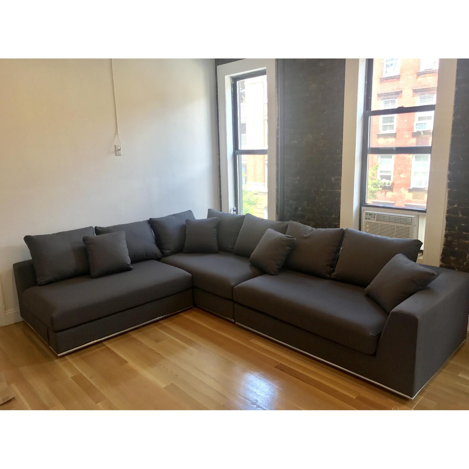 Brayden Studio Sather Living Grey 3-Piece Sectional Sofa - image-3