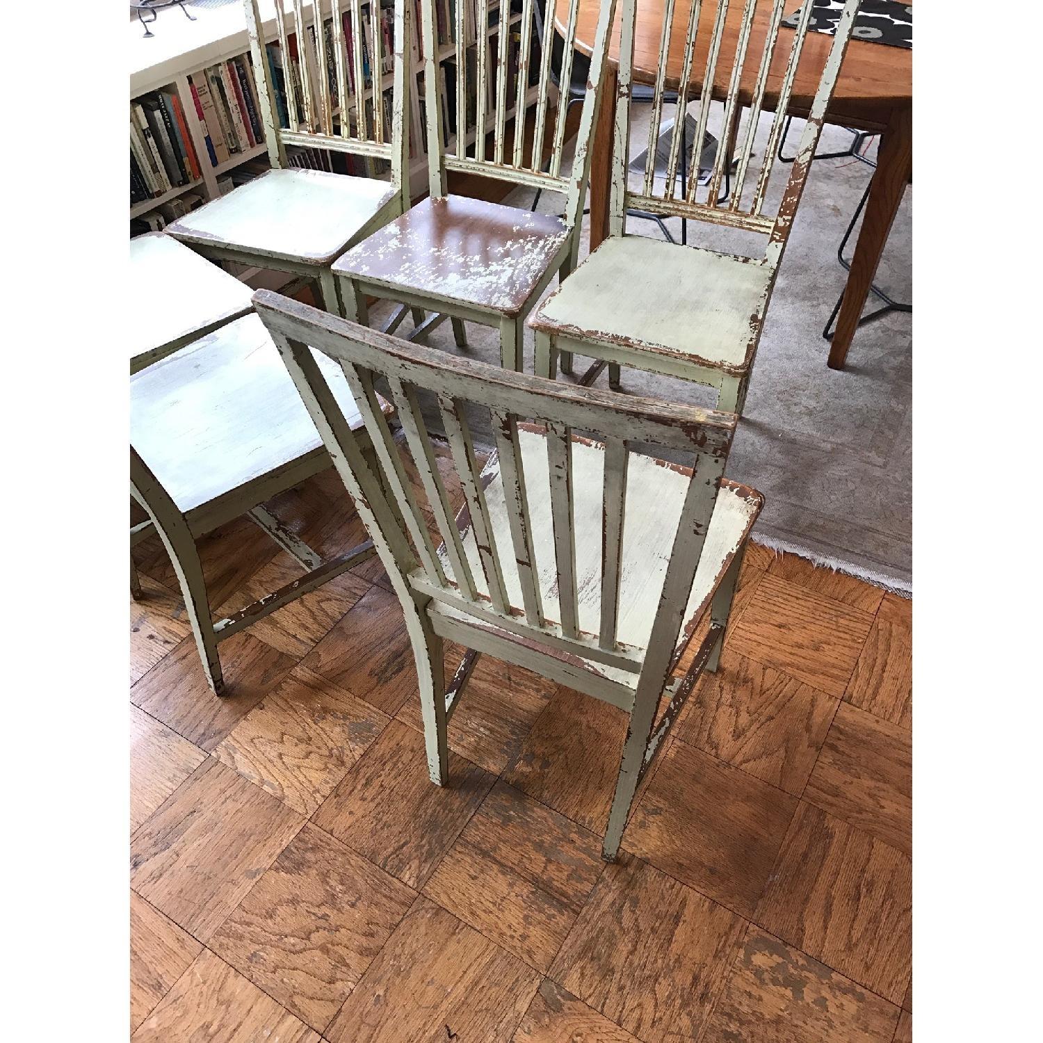 Crate & Barrel Village Dining Chairs - image-2