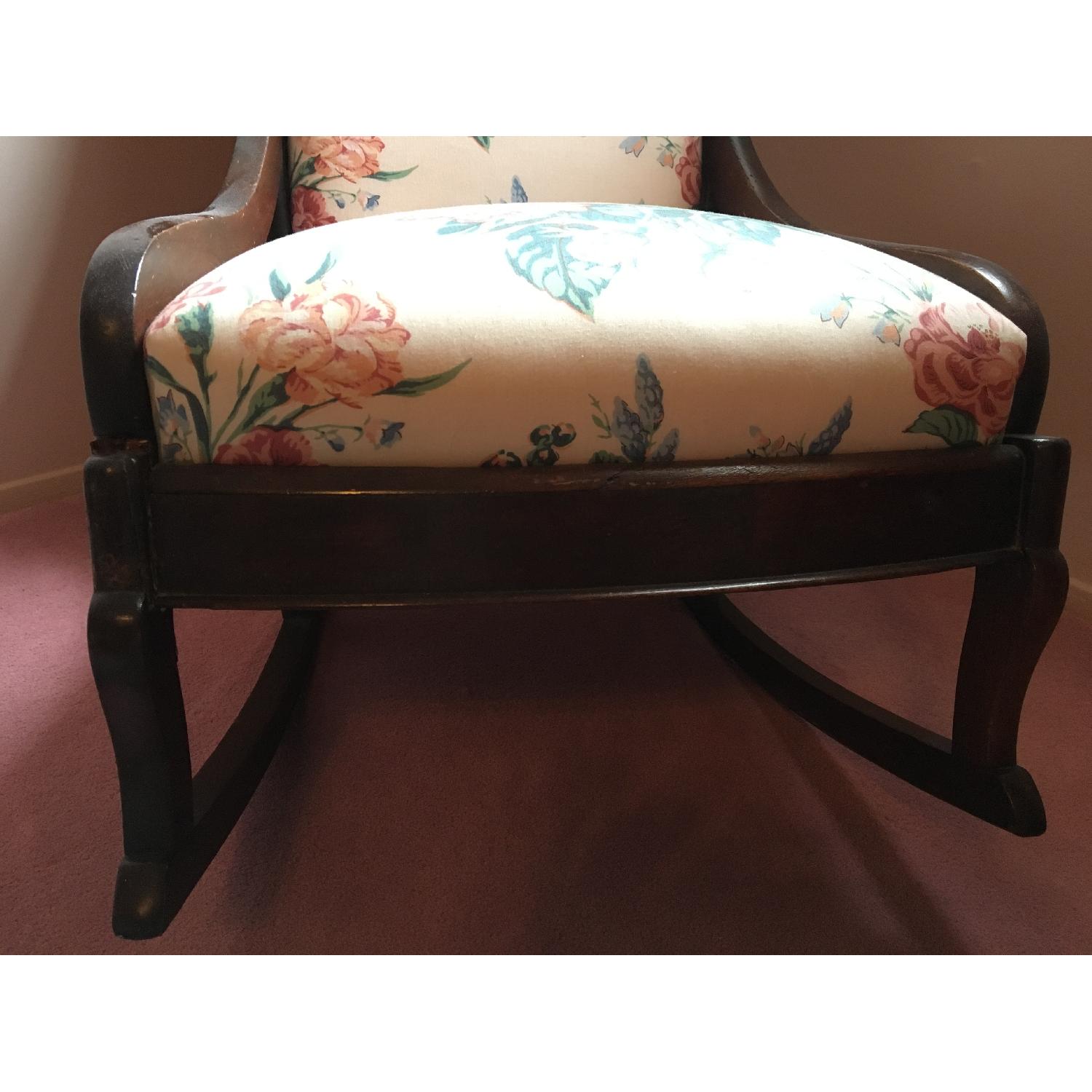 Vintage Victorian Ladies Rocking Chair - AptDeco