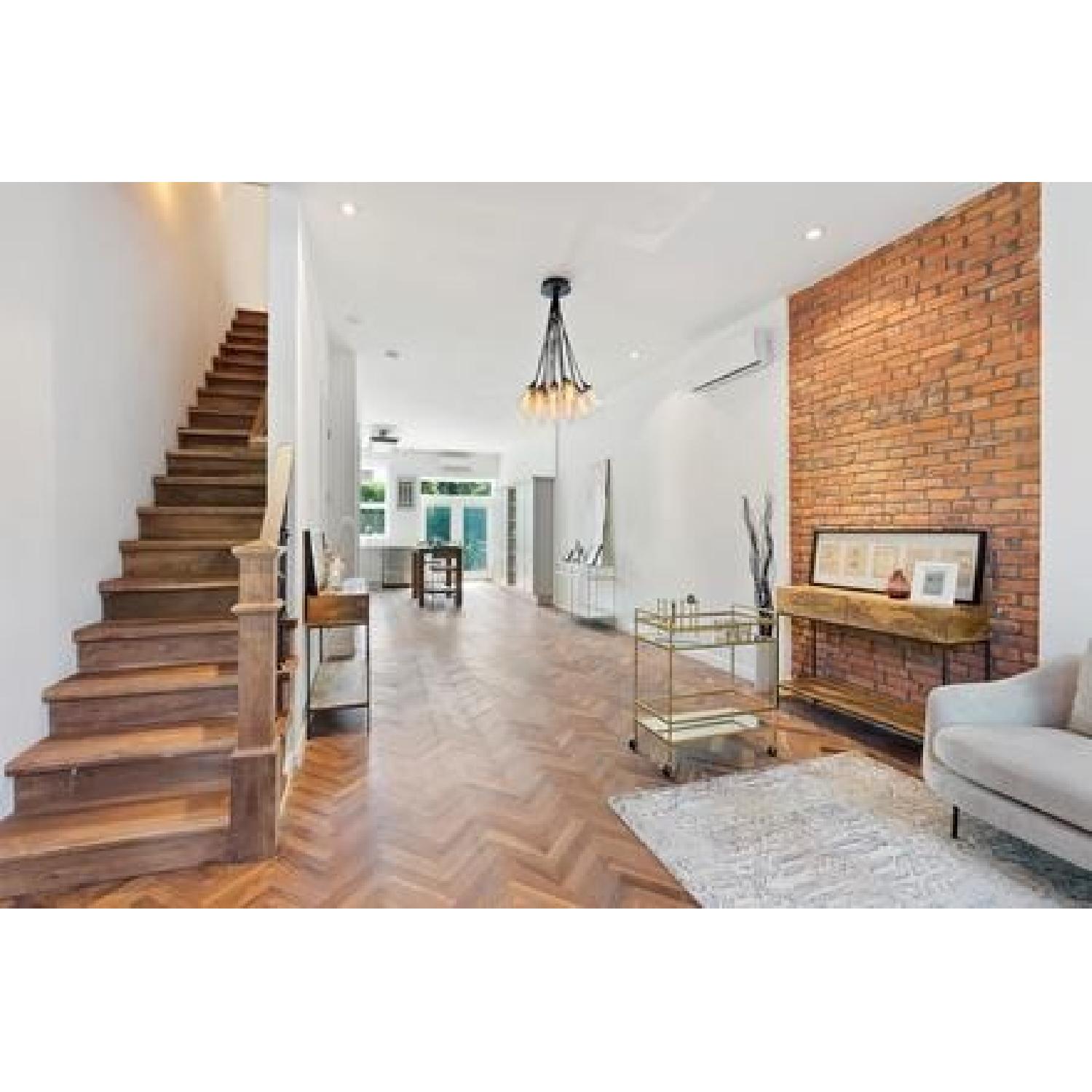 Restoration Hardware Teardrop Glass Filament Chandelier - image-3