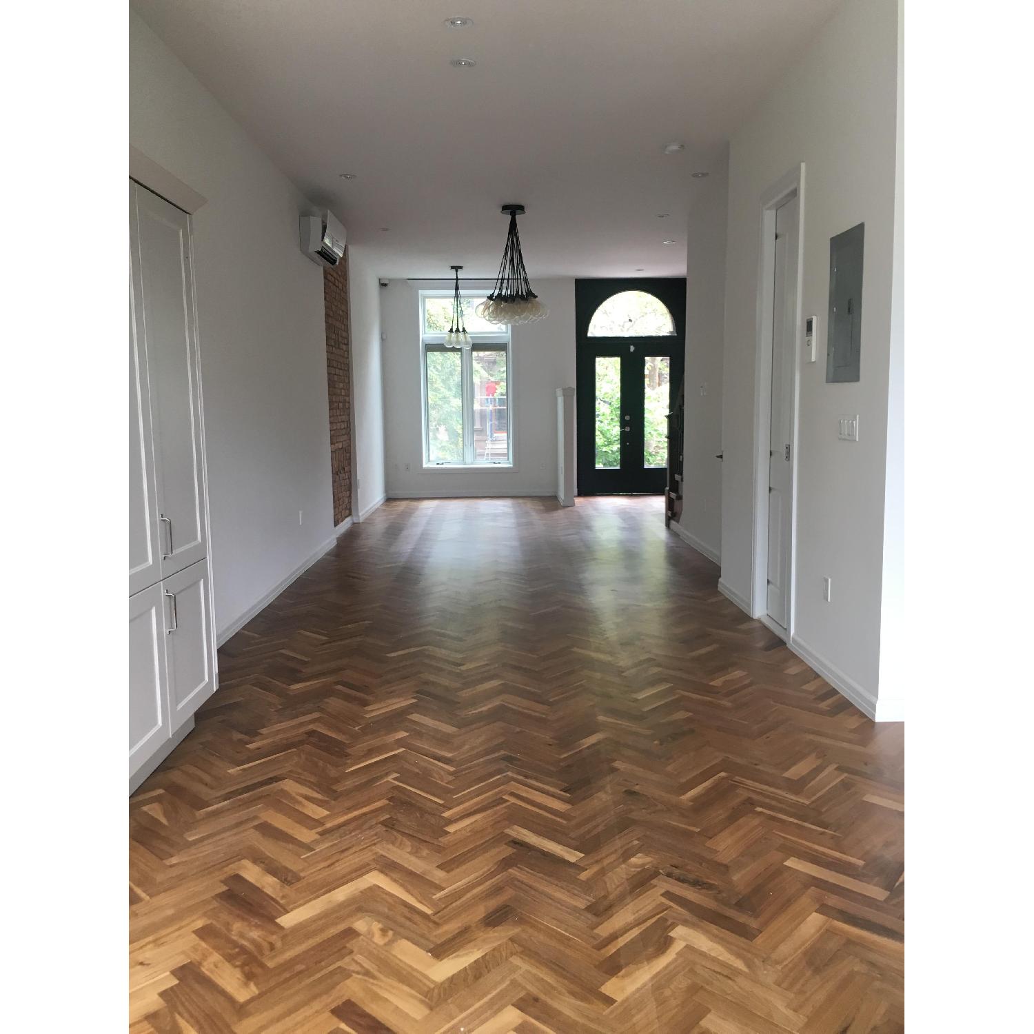 Restoration Hardware Teardrop Glass Filament Chandelier - image-6