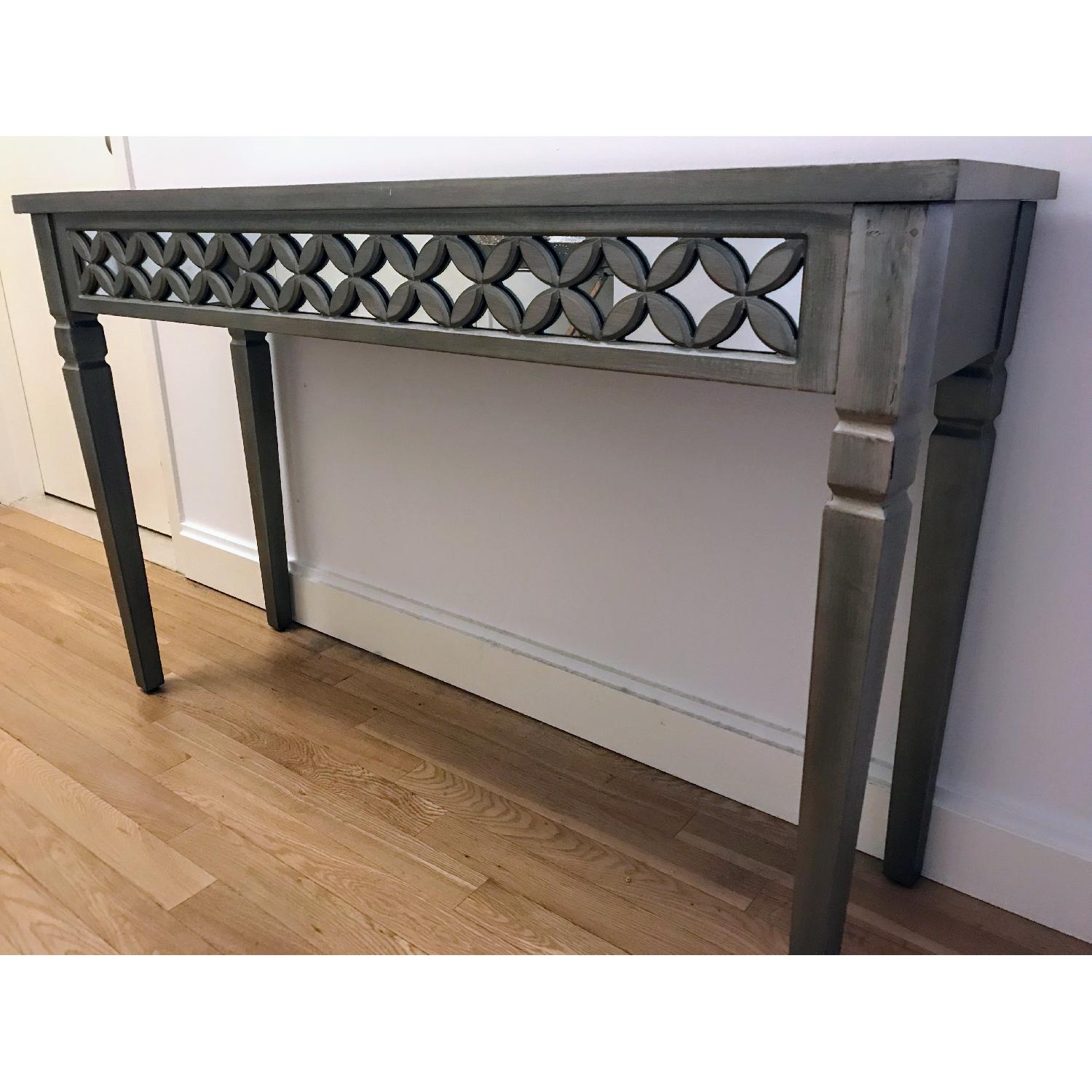 HomeGoods Weathered Silver Mirror Table - image-3