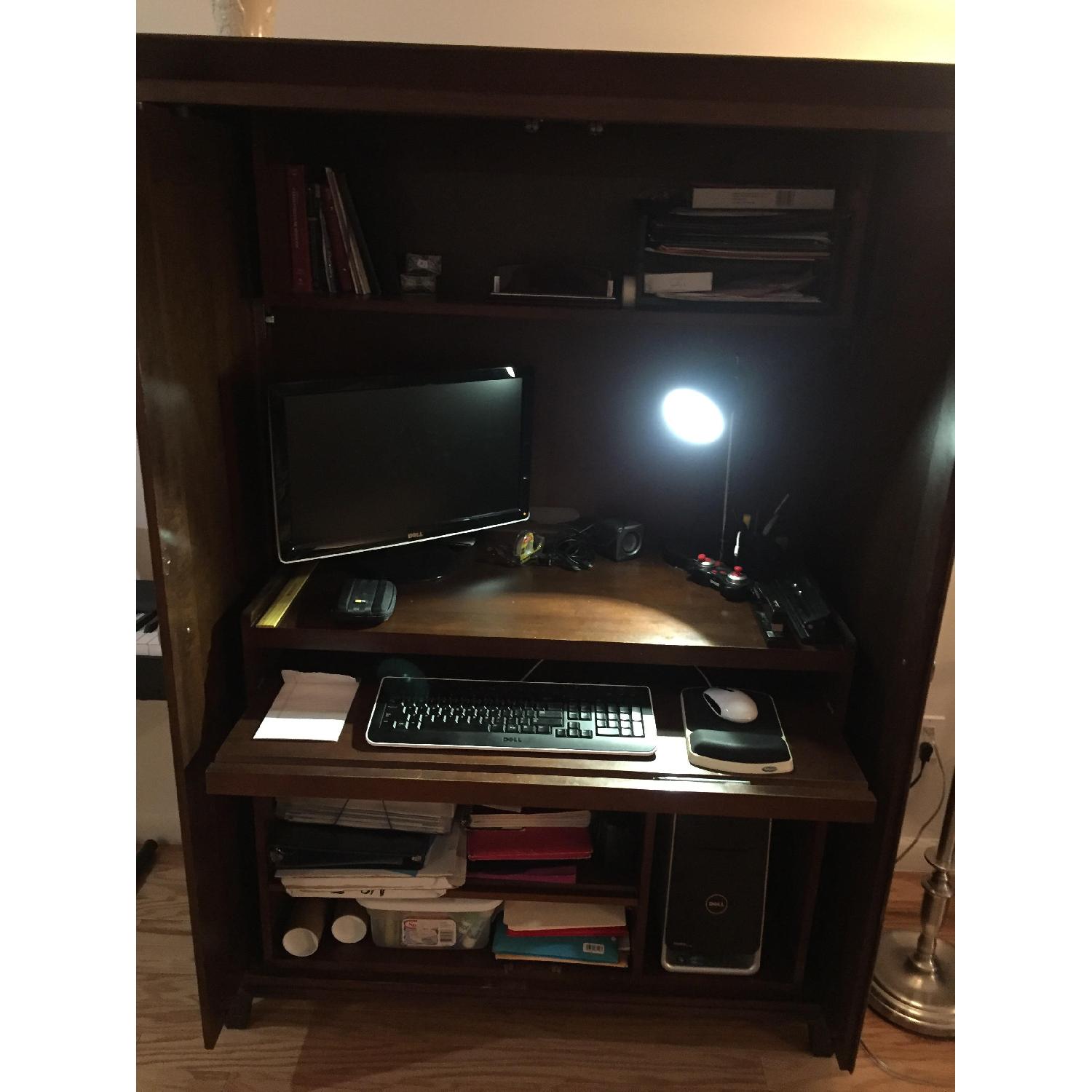 Ethan Allen Computer Armoire - image-2