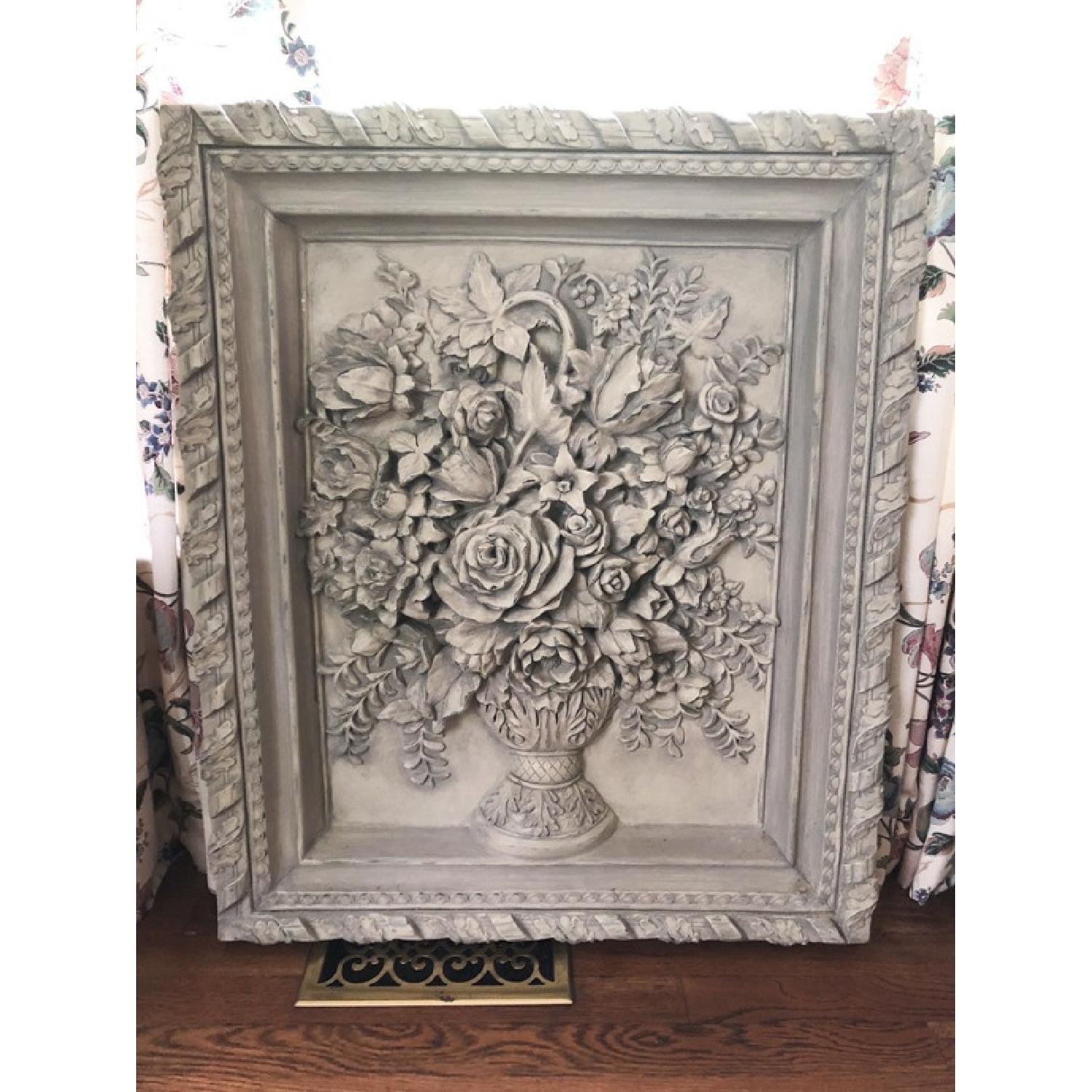 Horchow Flower Wall Sculpture Art - image-2