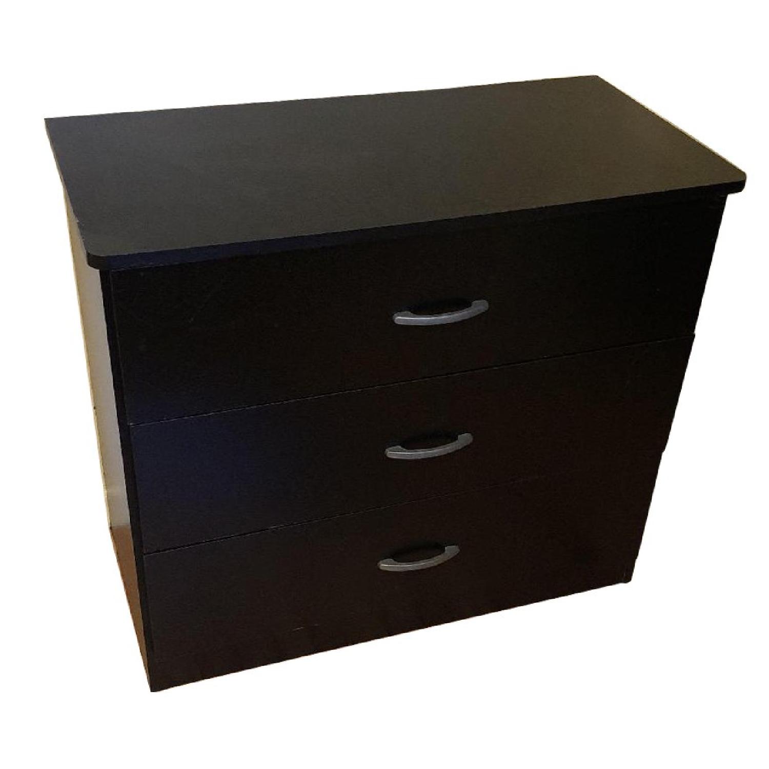 Ashley 3 Drawer Black Dresser