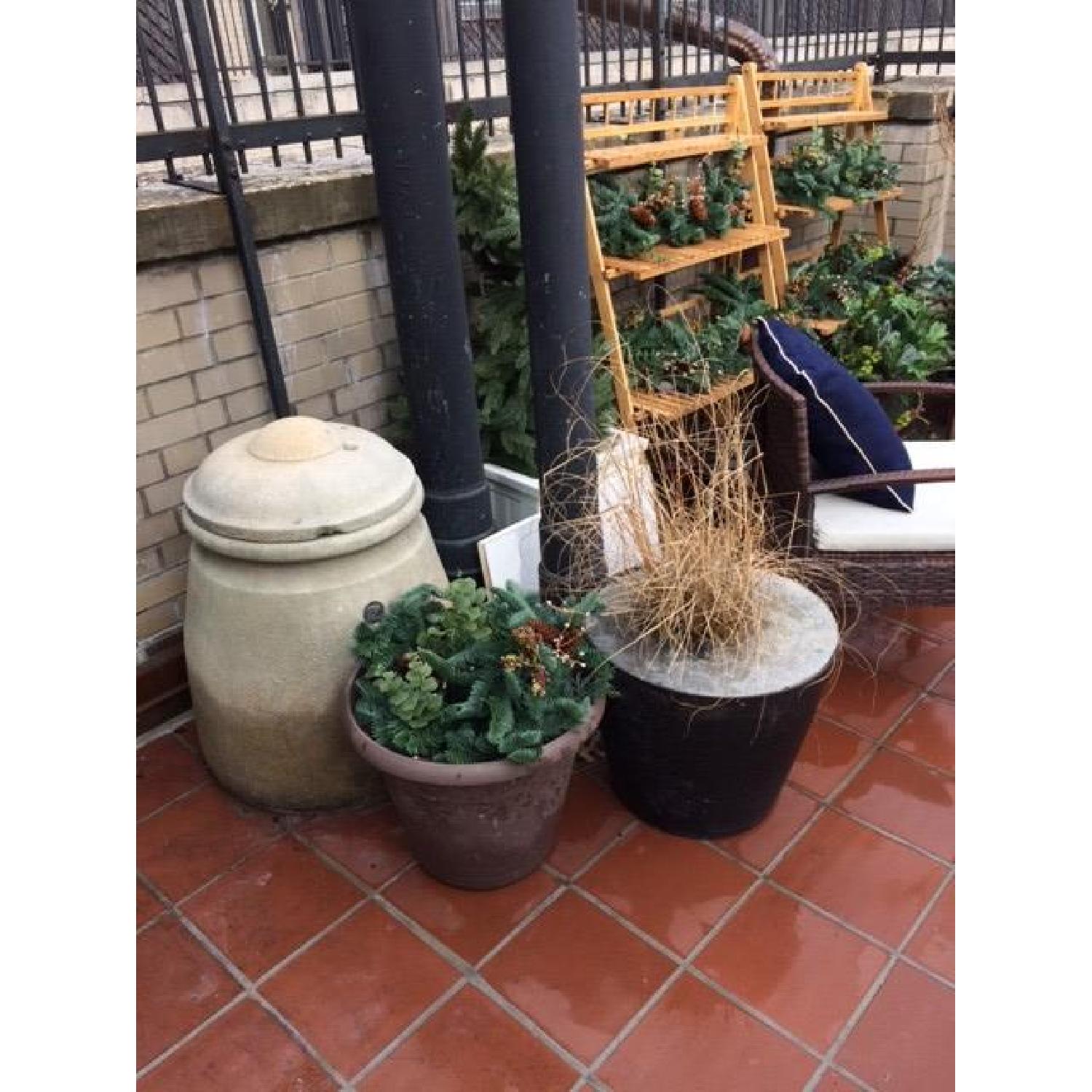 Lunaform Reef Point Concrete Planter w/ Lid - image-1