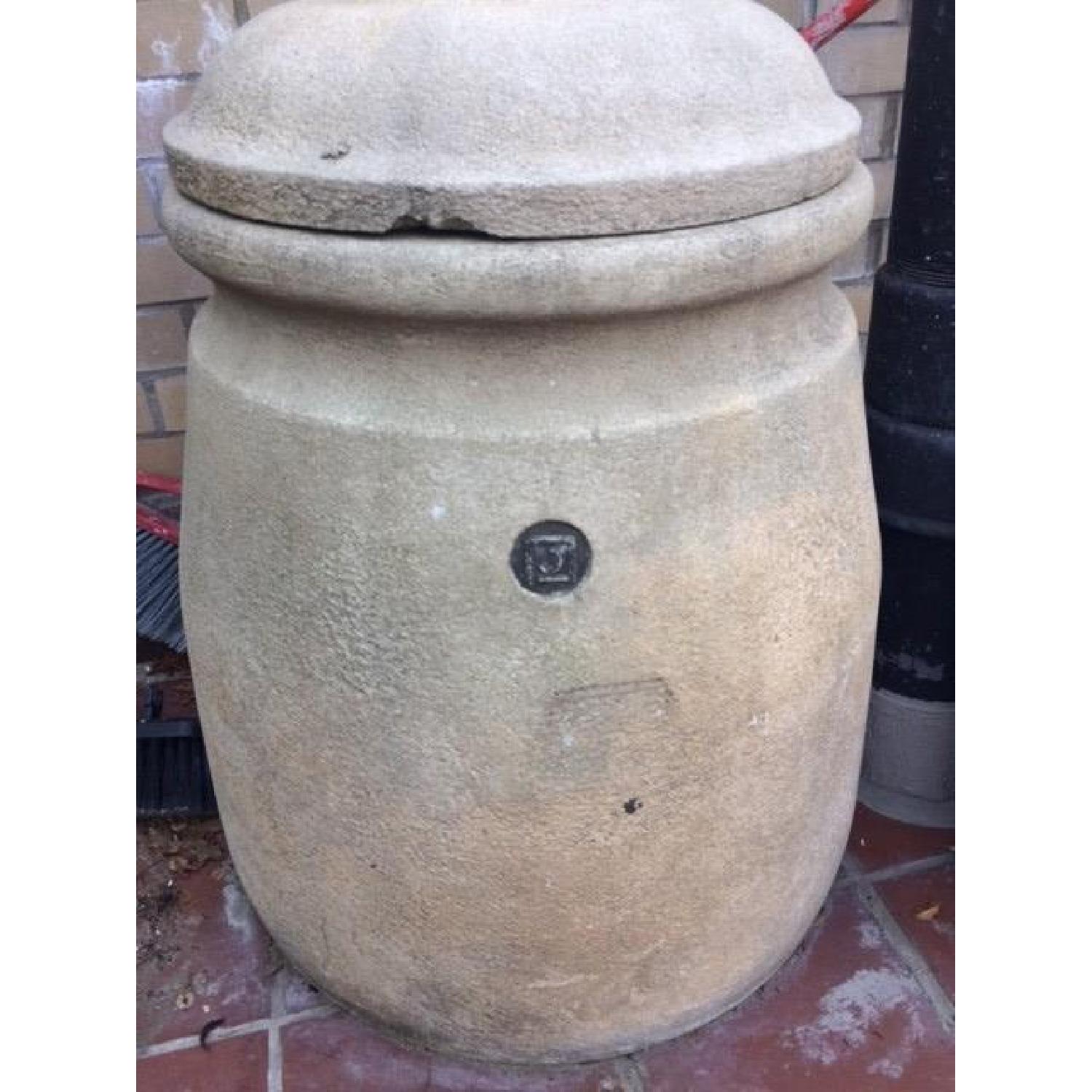 Lunaform Reef Point Concrete Planter w/ Lid - image-2