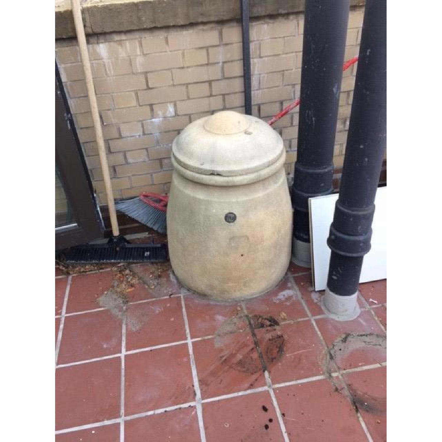 Lunaform Reef Point Concrete Planter w/ Lid - image-3