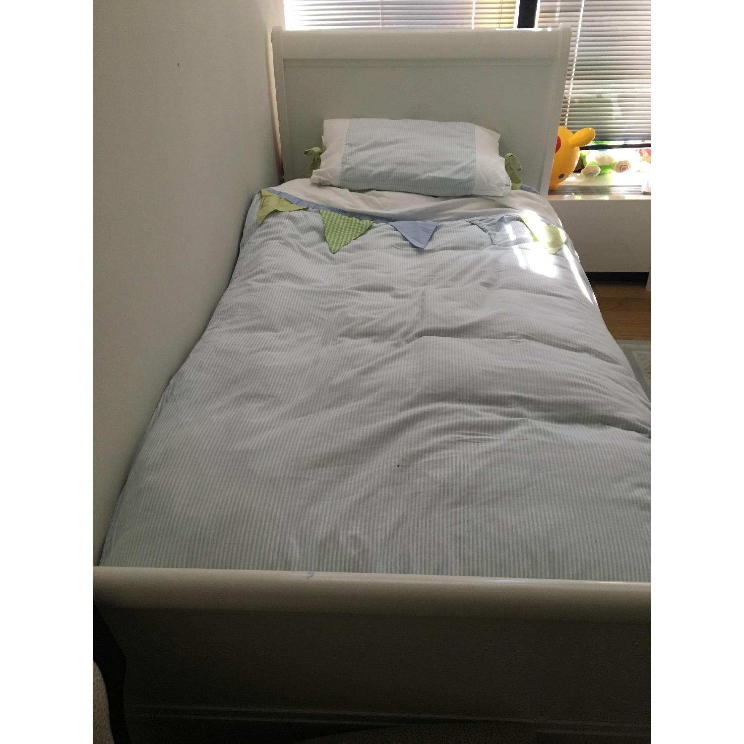 Pottery Barn Logan Twin Sleigh Bed - image-3