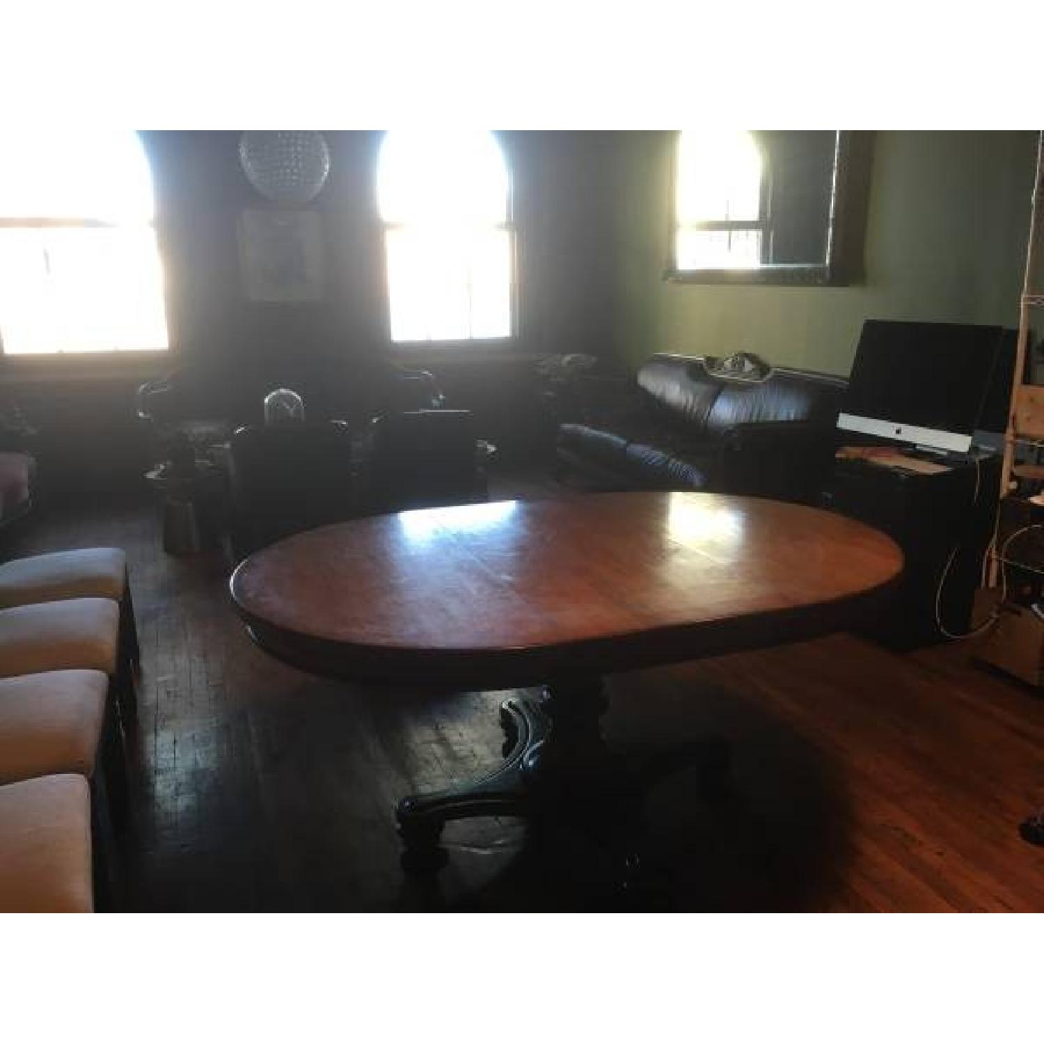 Pottery Barn Montego Pedestal Extendable Dining Table - image-1