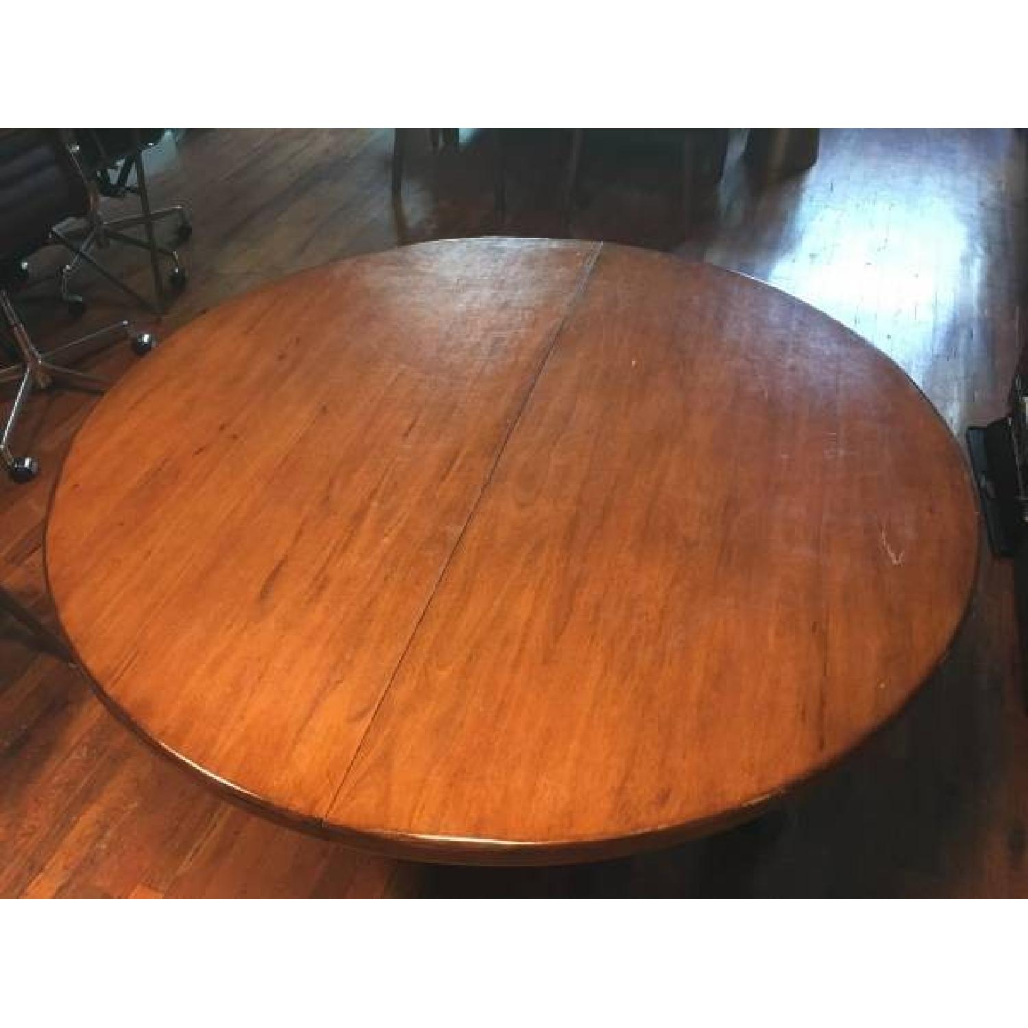 Pottery Barn Montego Pedestal Extendable Dining Table - image-2