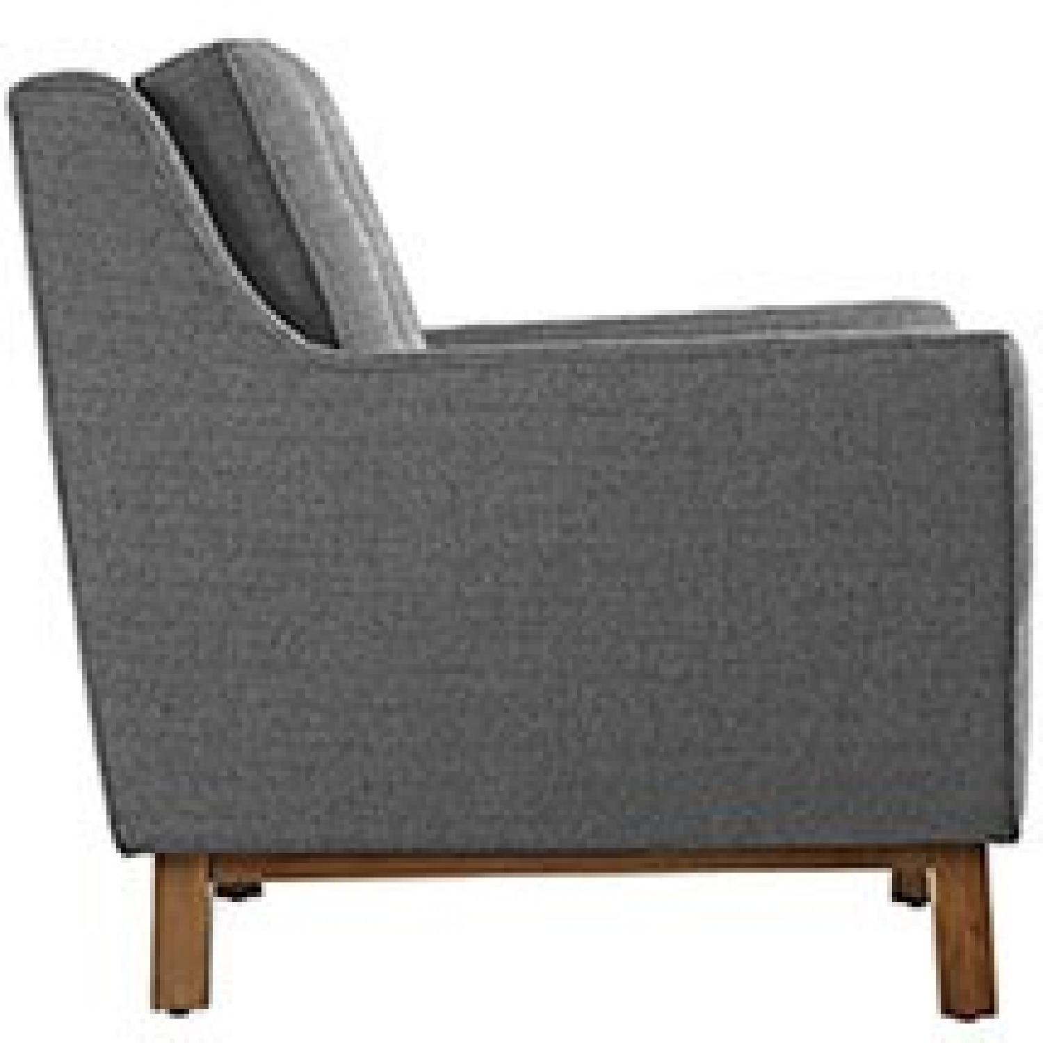 Midcentury Fabric Armchair - image-1