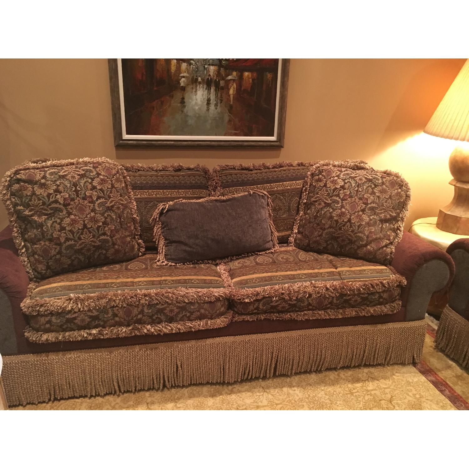 Custom Upholstered Sleeper Sofa - image-1