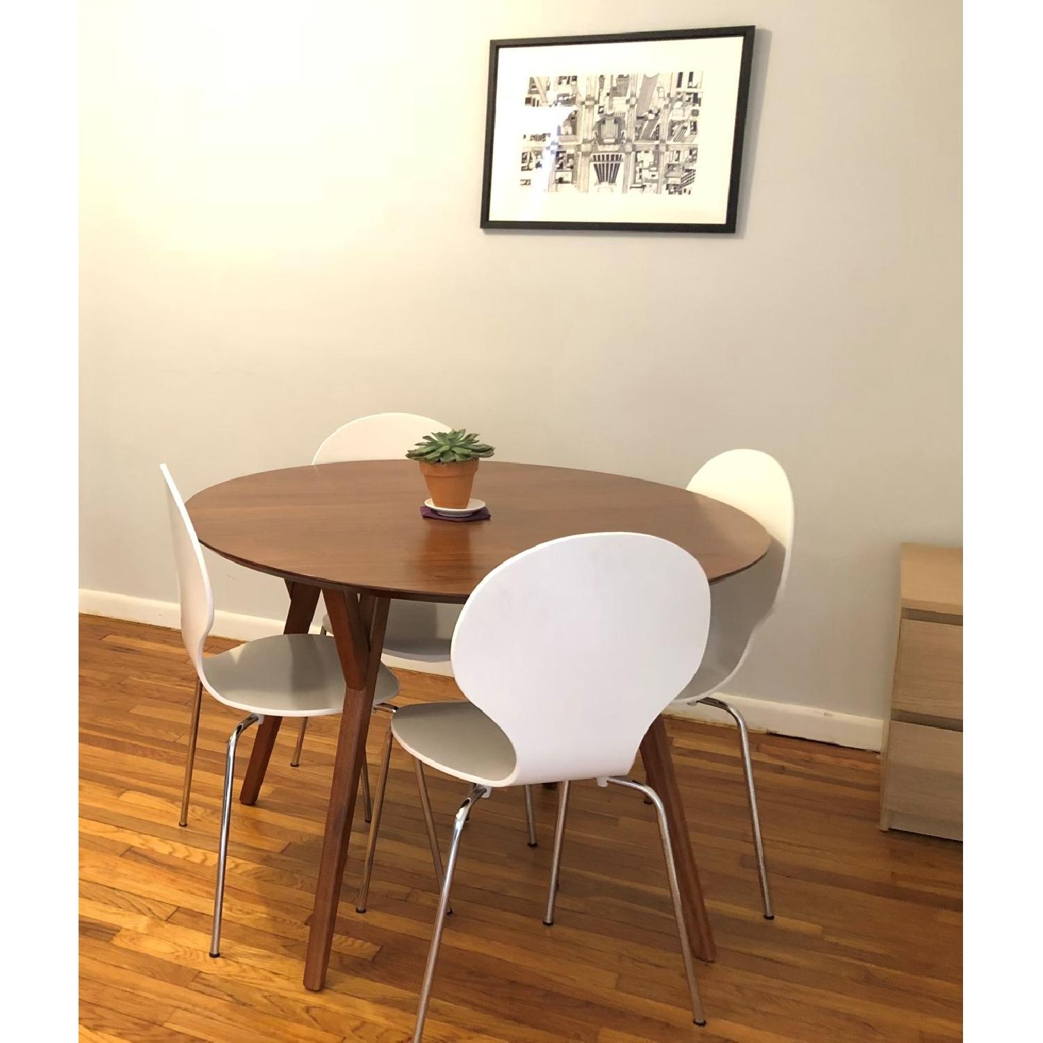 West Elm Mid Century Dining Table in Walnut - image-2