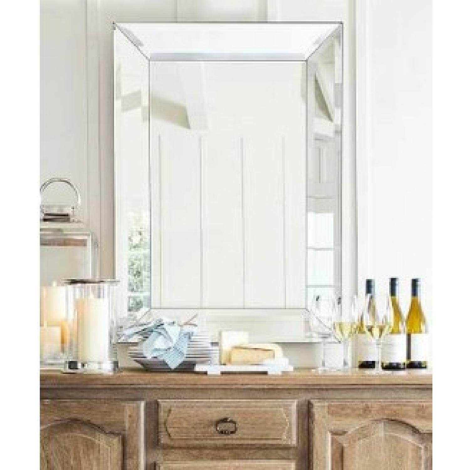 Pottery Barn Bevel Rectangular Mirror - image-4