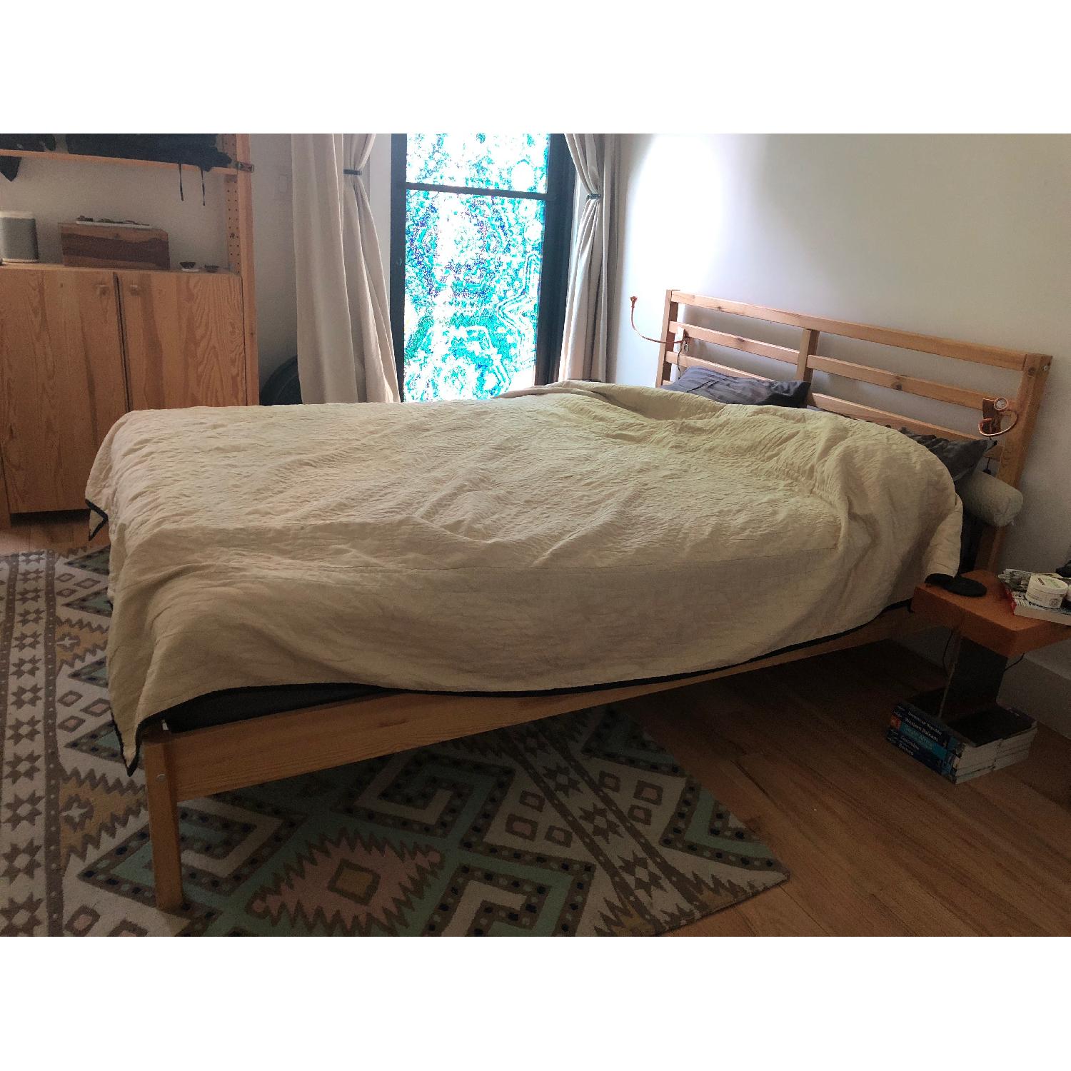 Ikea Tarva Queen Bed Frame - image-1