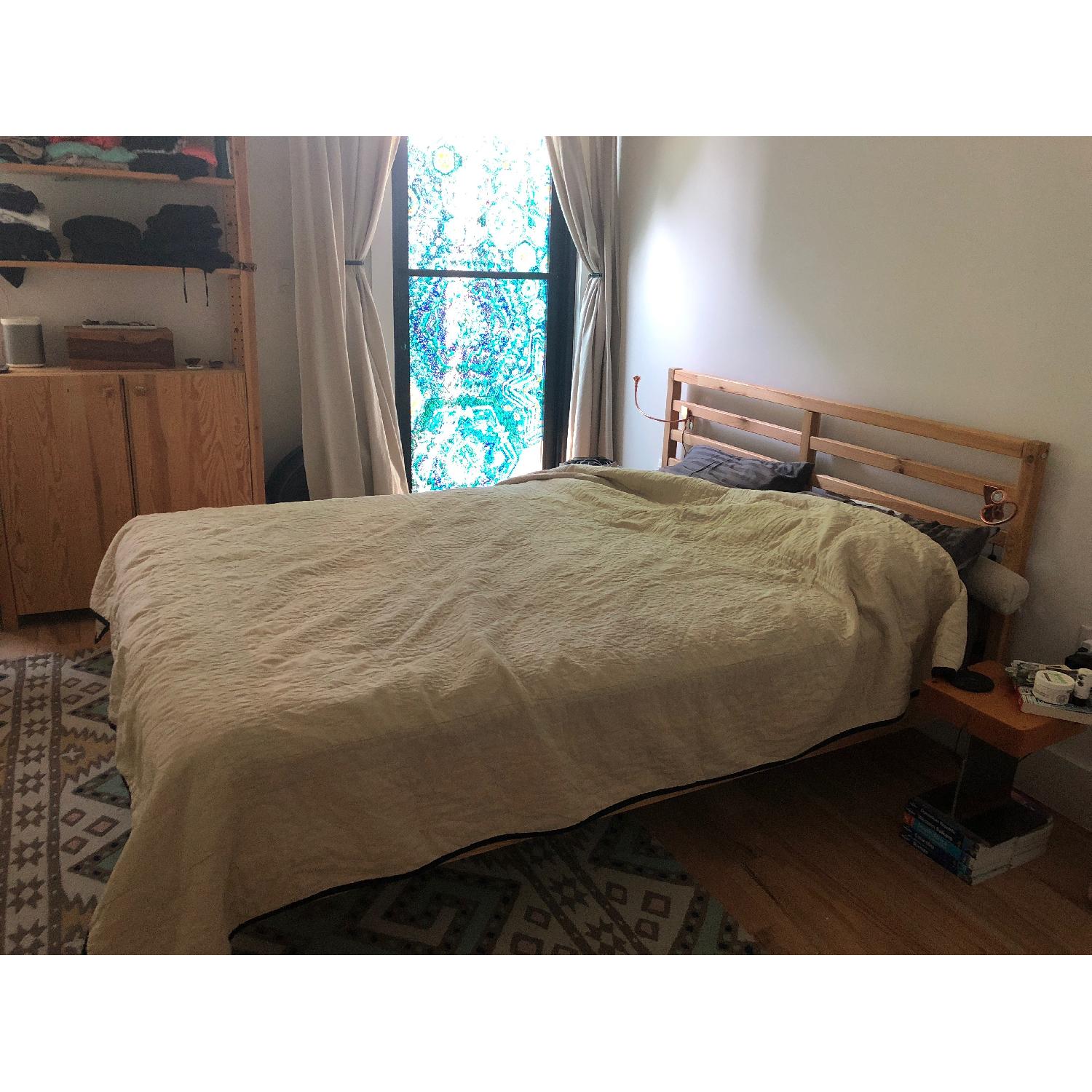 Ikea Tarva Queen Bed Frame - image-3