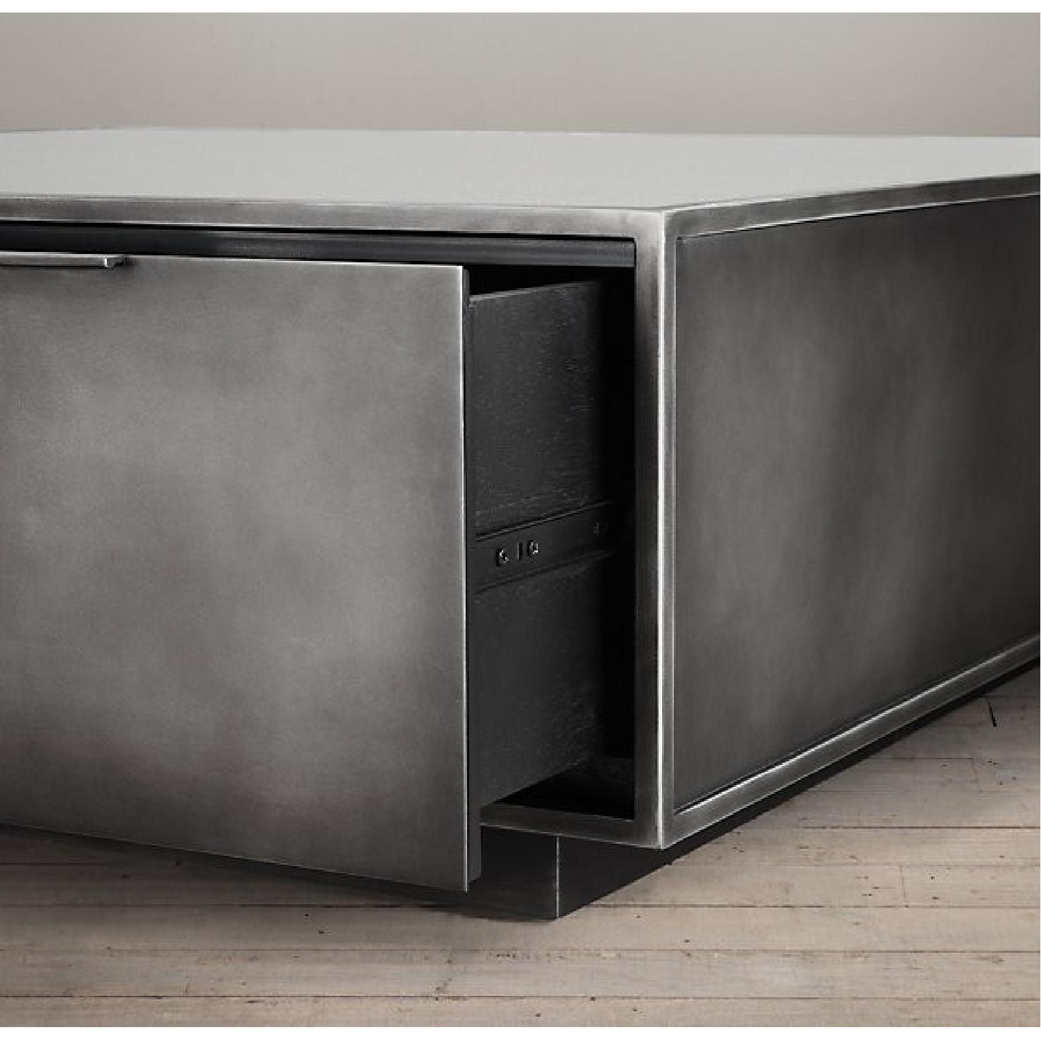 Restoration Hardware Gramercy Mirrored Cocktail Table AptDeco