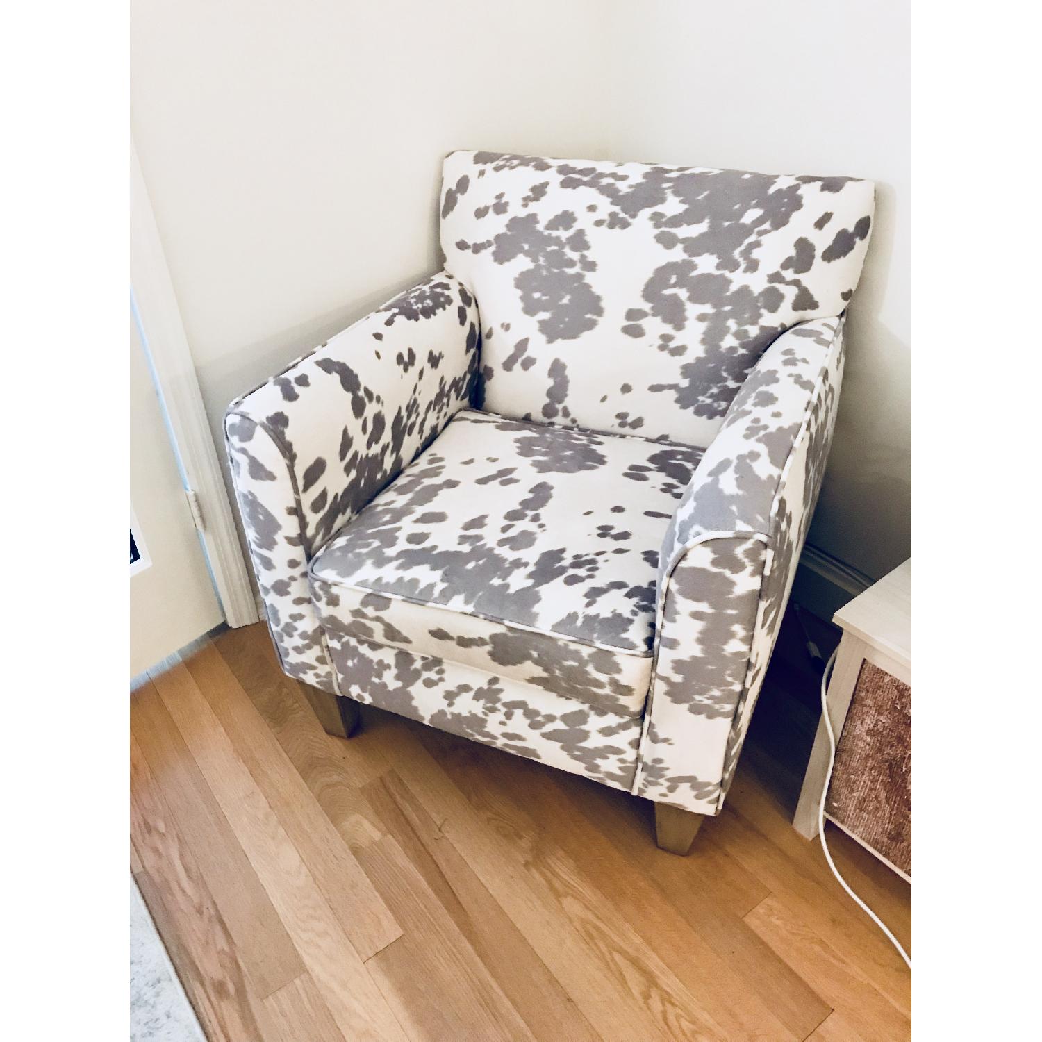 HomeGoods Cowhide Accent Chair - image-1