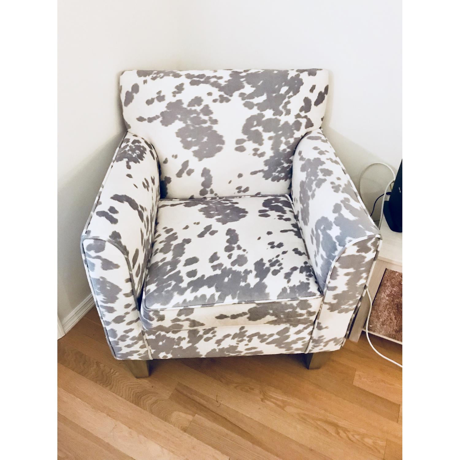 HomeGoods Cowhide Accent Chair - image-2