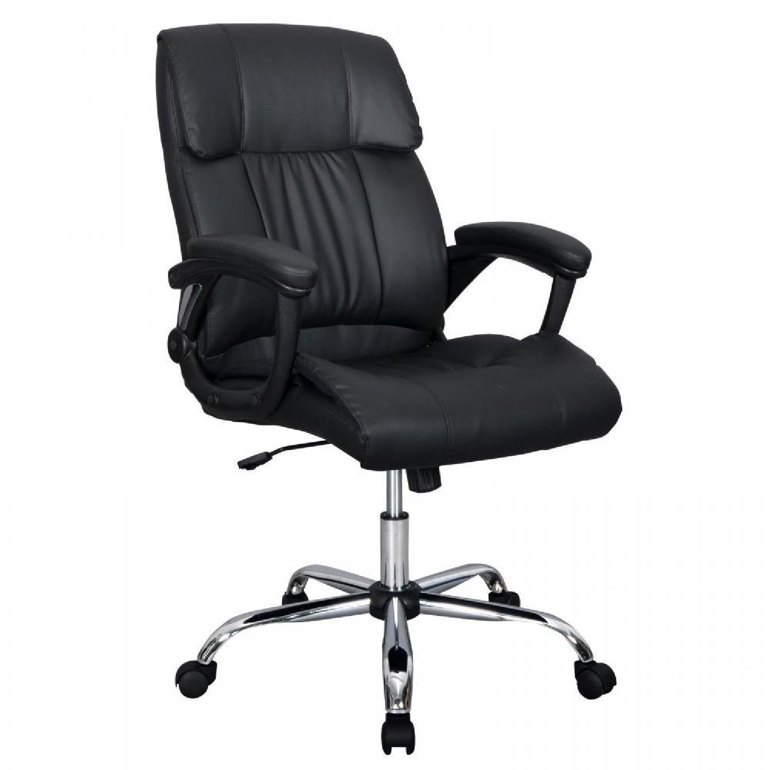 PU Leather Ergonomic High Back Executive Office Chair - image-0