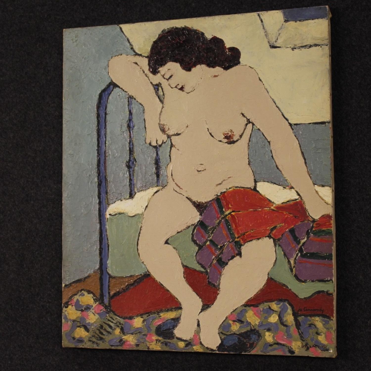 Impressionist Painting Nude Of Woman Oil On Canvas - image-10