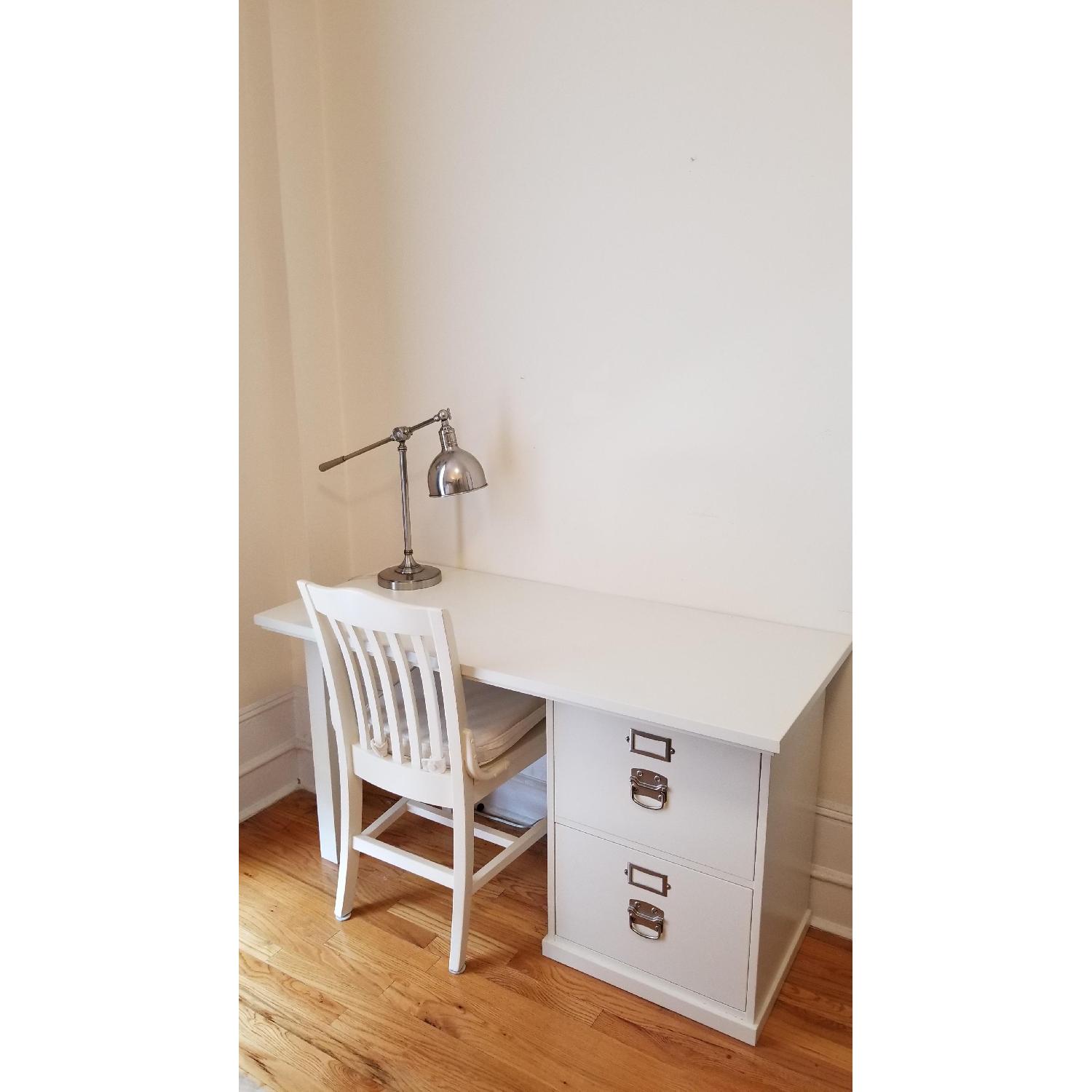 Pottery Barn Bedford Desk & Chair - image-2