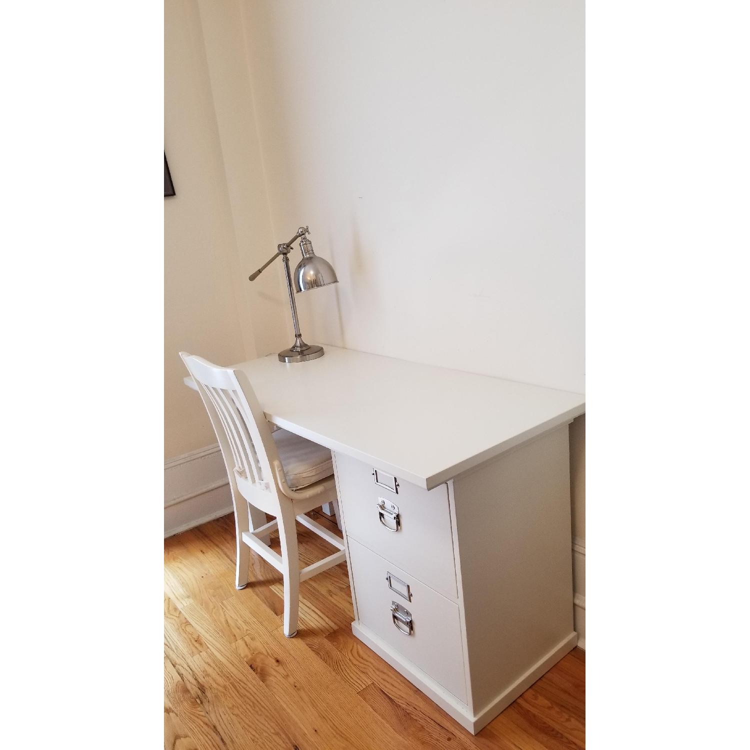 Pottery Barn Bedford Desk & Chair - image-3