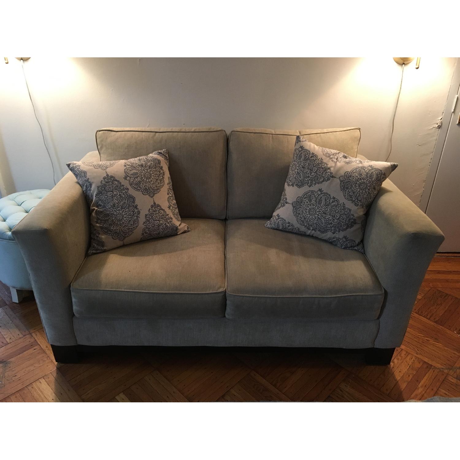 Macy's Parchment Kenton Loveseat - image-2