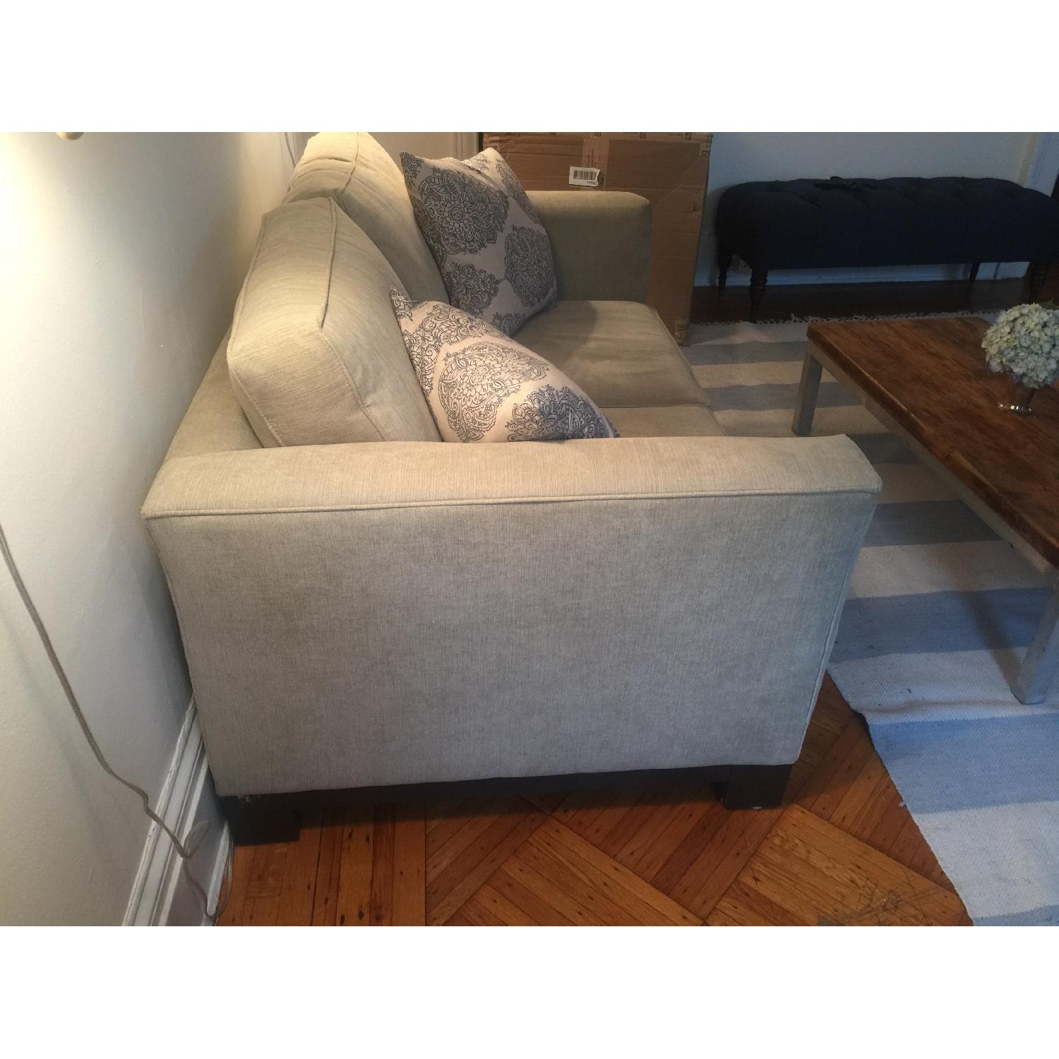 Macy's Parchment Kenton Loveseat - image-3