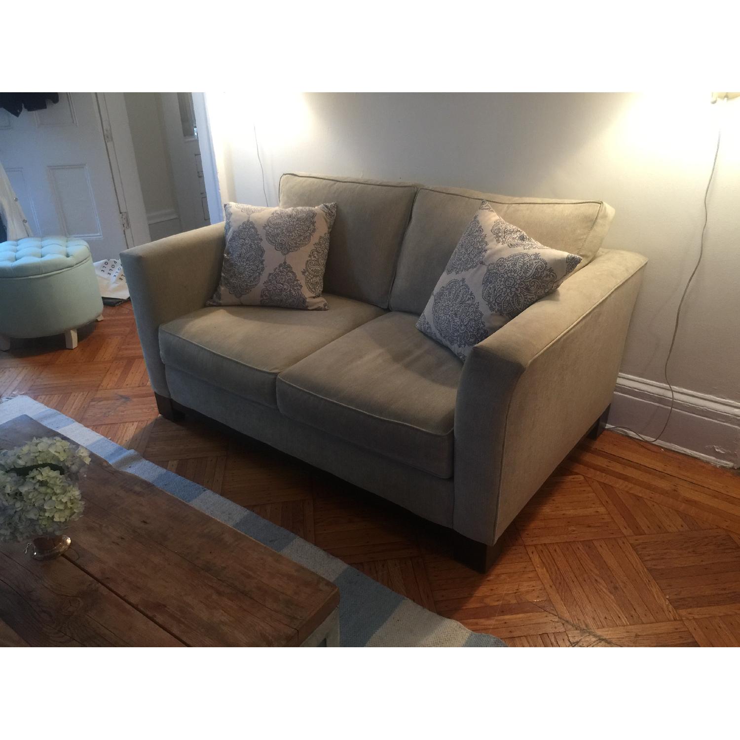 Macy's Parchment Kenton Loveseat - image-4