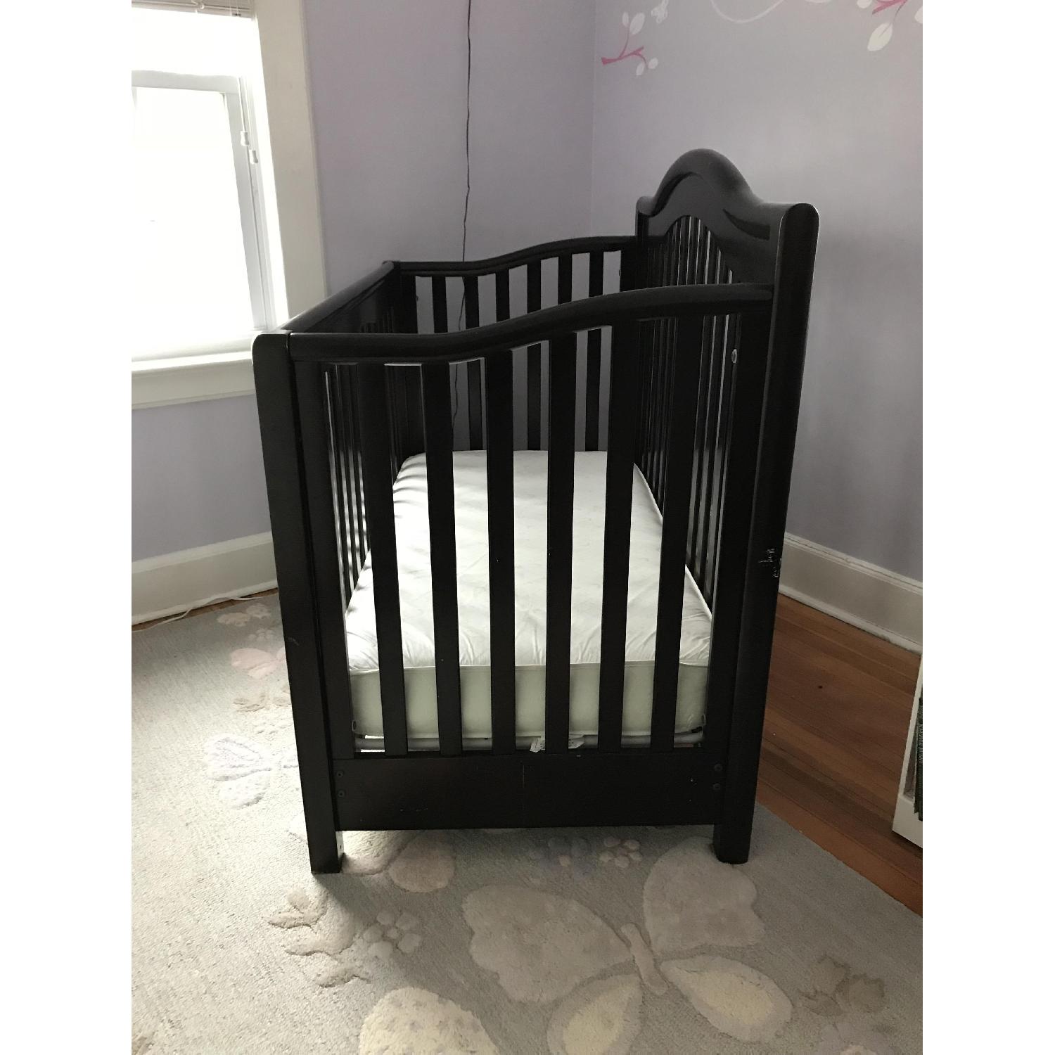 Sorelle Espresso Crib w/ Toddler Bed Conversion Kit - image-2