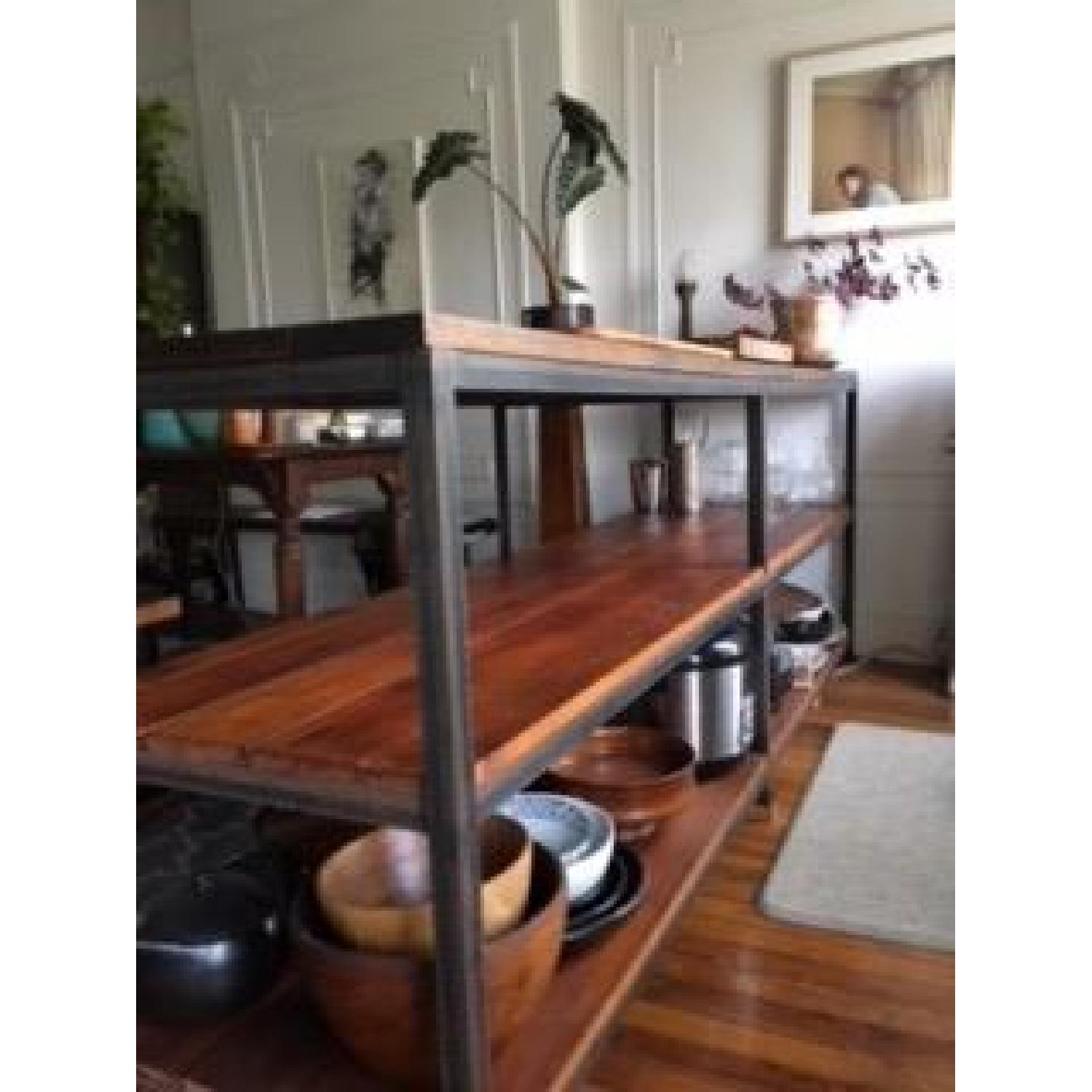 Custom Made Rustic Two-Shelf Table - image-1