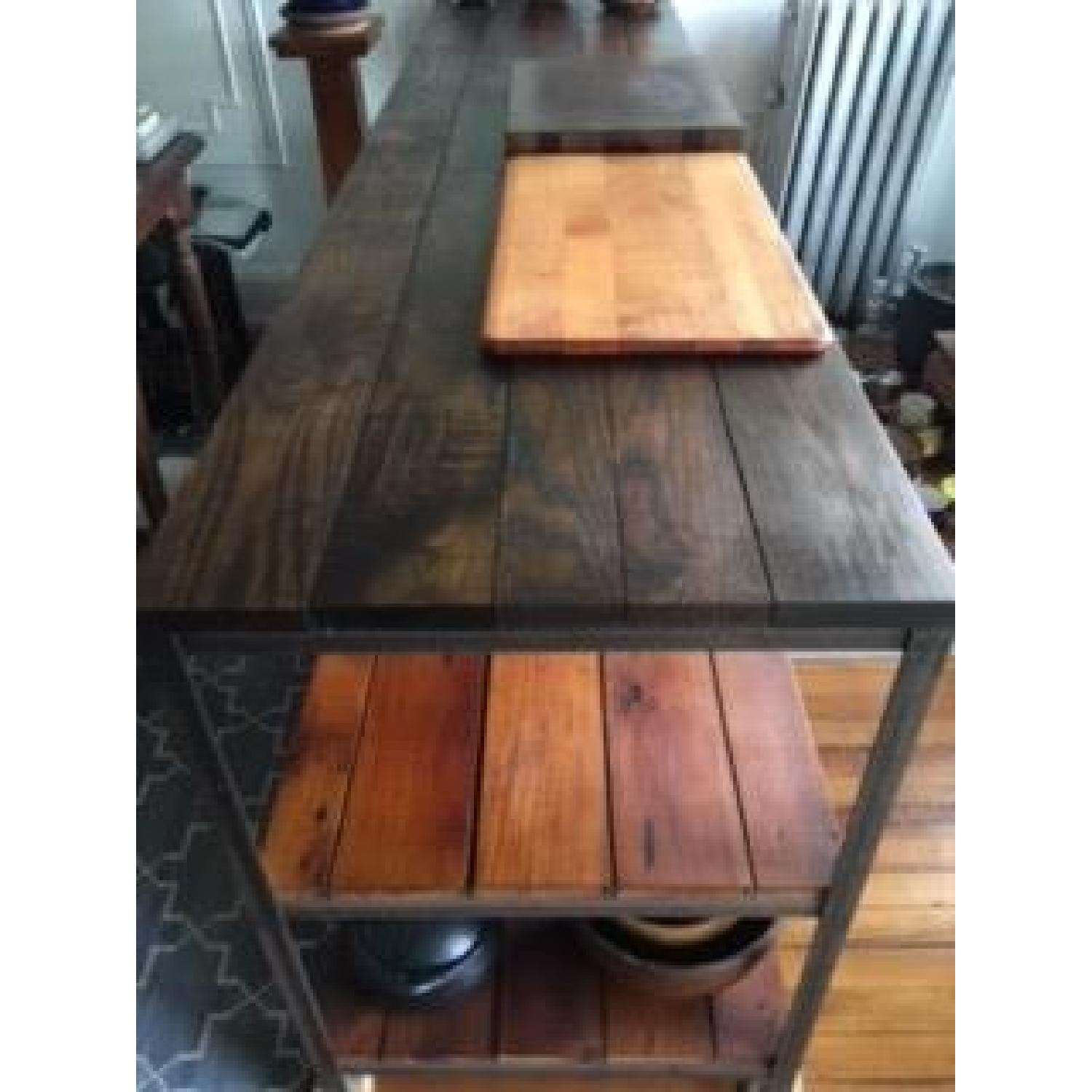 Custom Made Rustic Two-Shelf Table - image-2